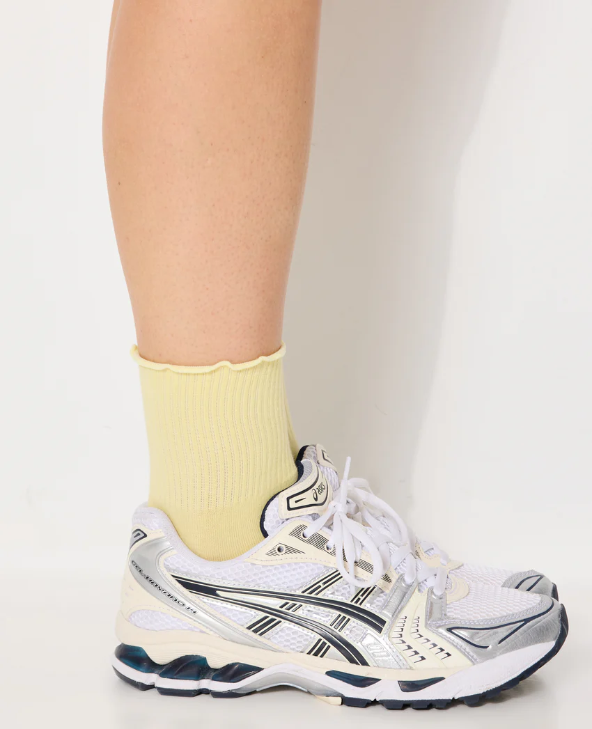 Pimkie Lot de 2 paires de chaussettes avec finitions ondulées