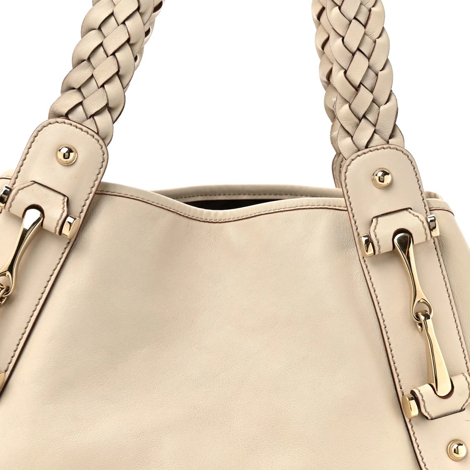 Calfskin Medium Pelham Shoulder Bag Off White - Top Club