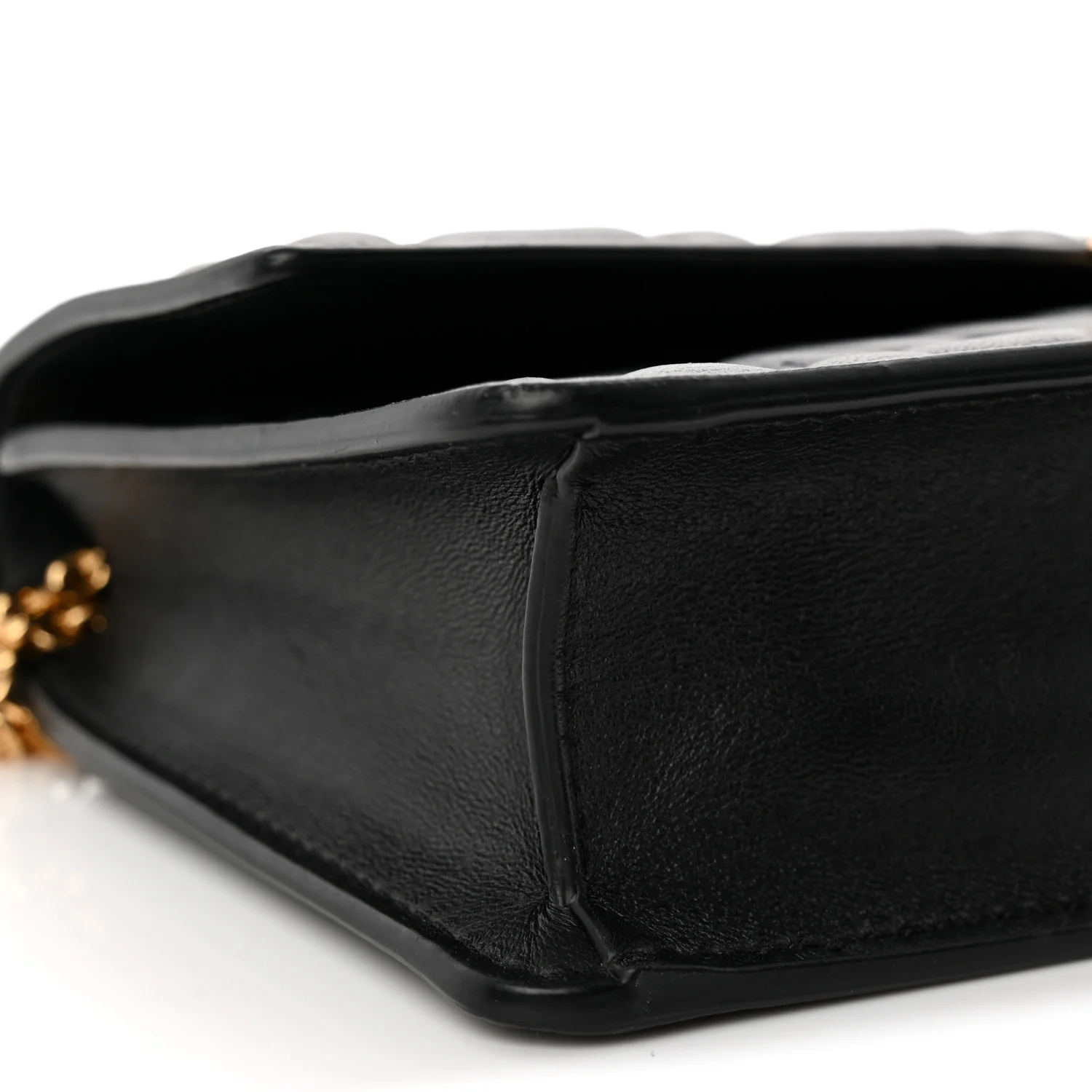 Nappa Matisse FF Embossed Wallet On Chain Black - Top Club