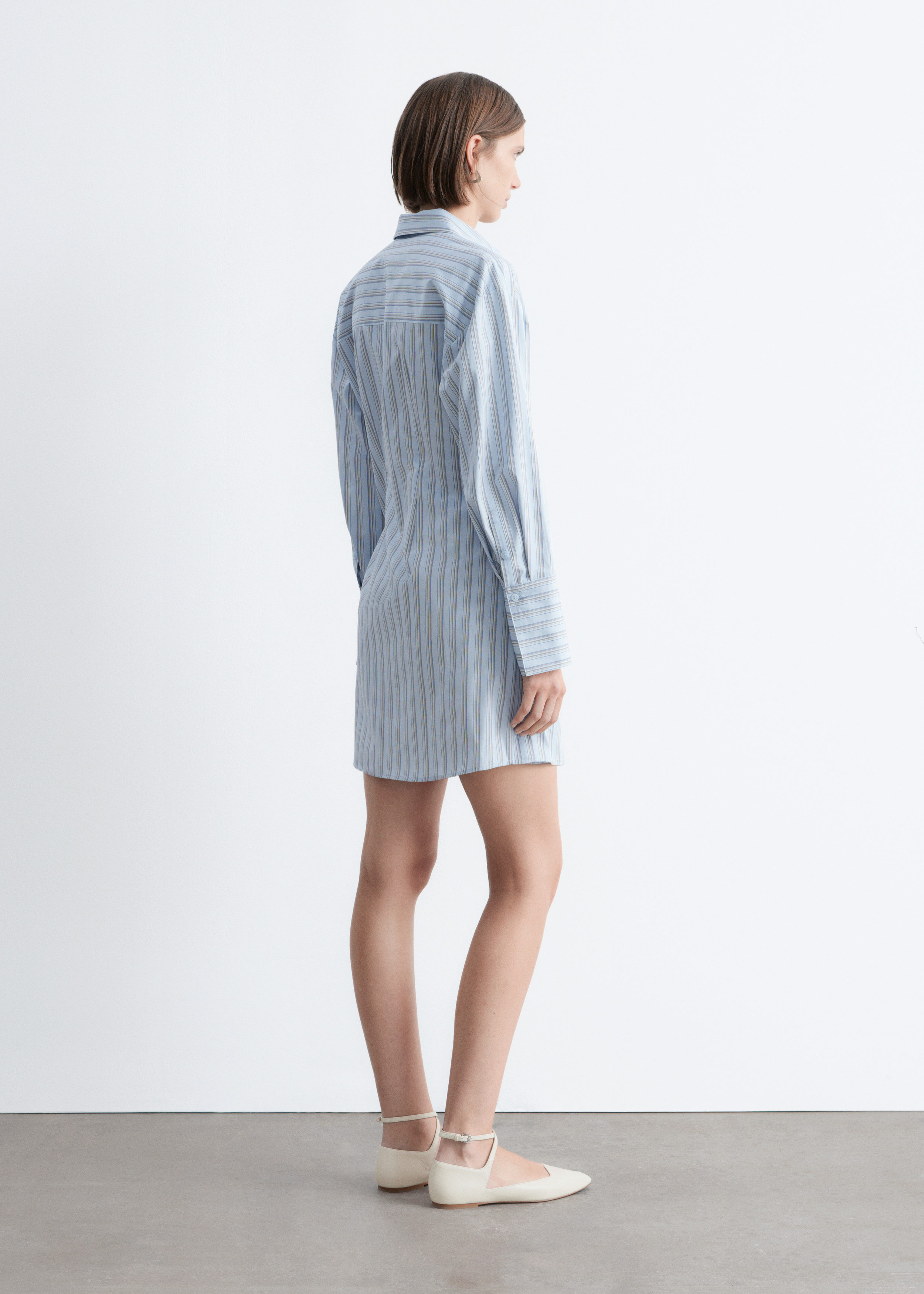& Other Stories WRAP SHIRT MINI DRESS