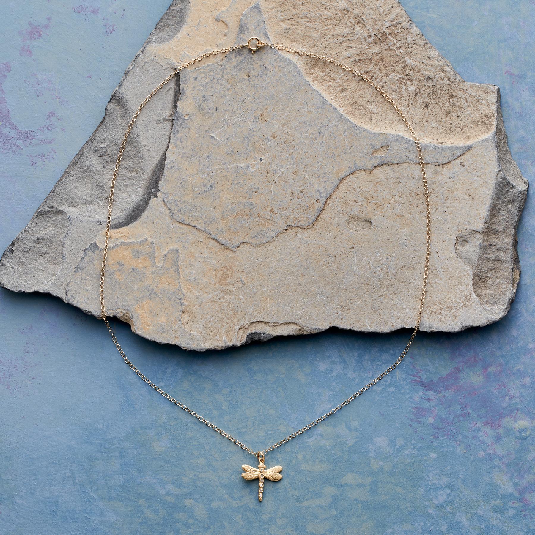 Diamond Dragonfly Necklace - Sundance Living