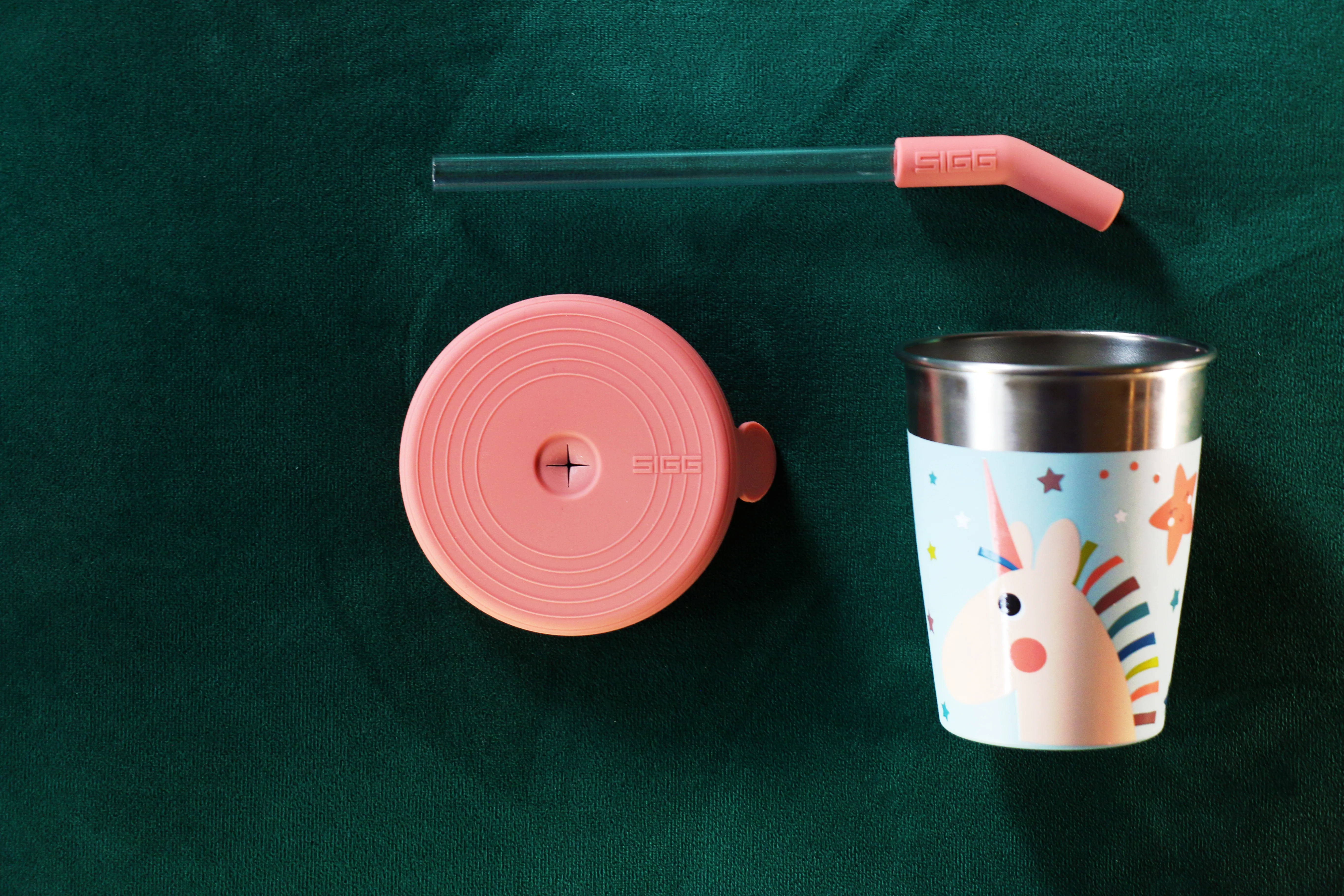 Helia Family Bundle – Black & Kids Straw Cup Unistar