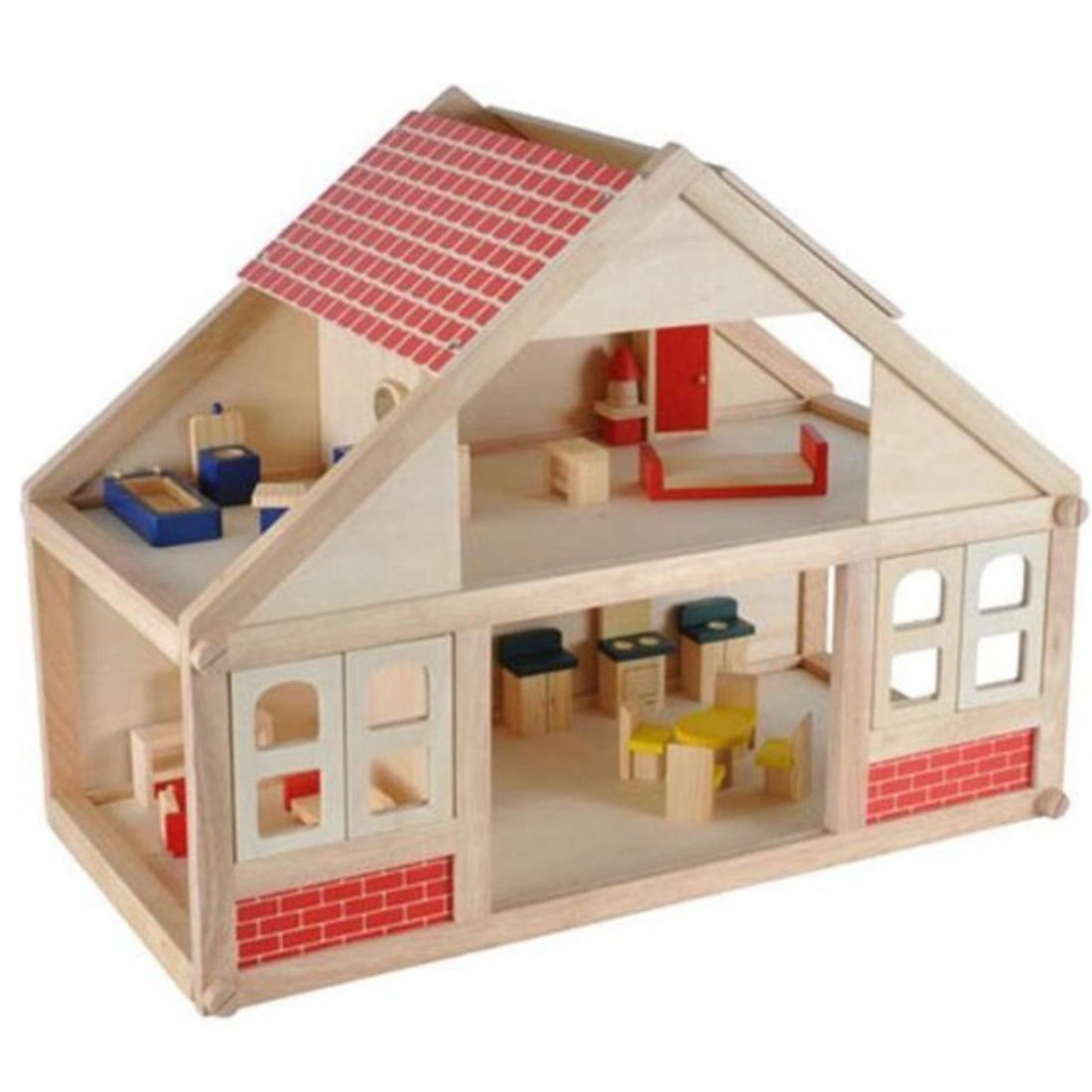 Poppenhuis  XL incl meubels