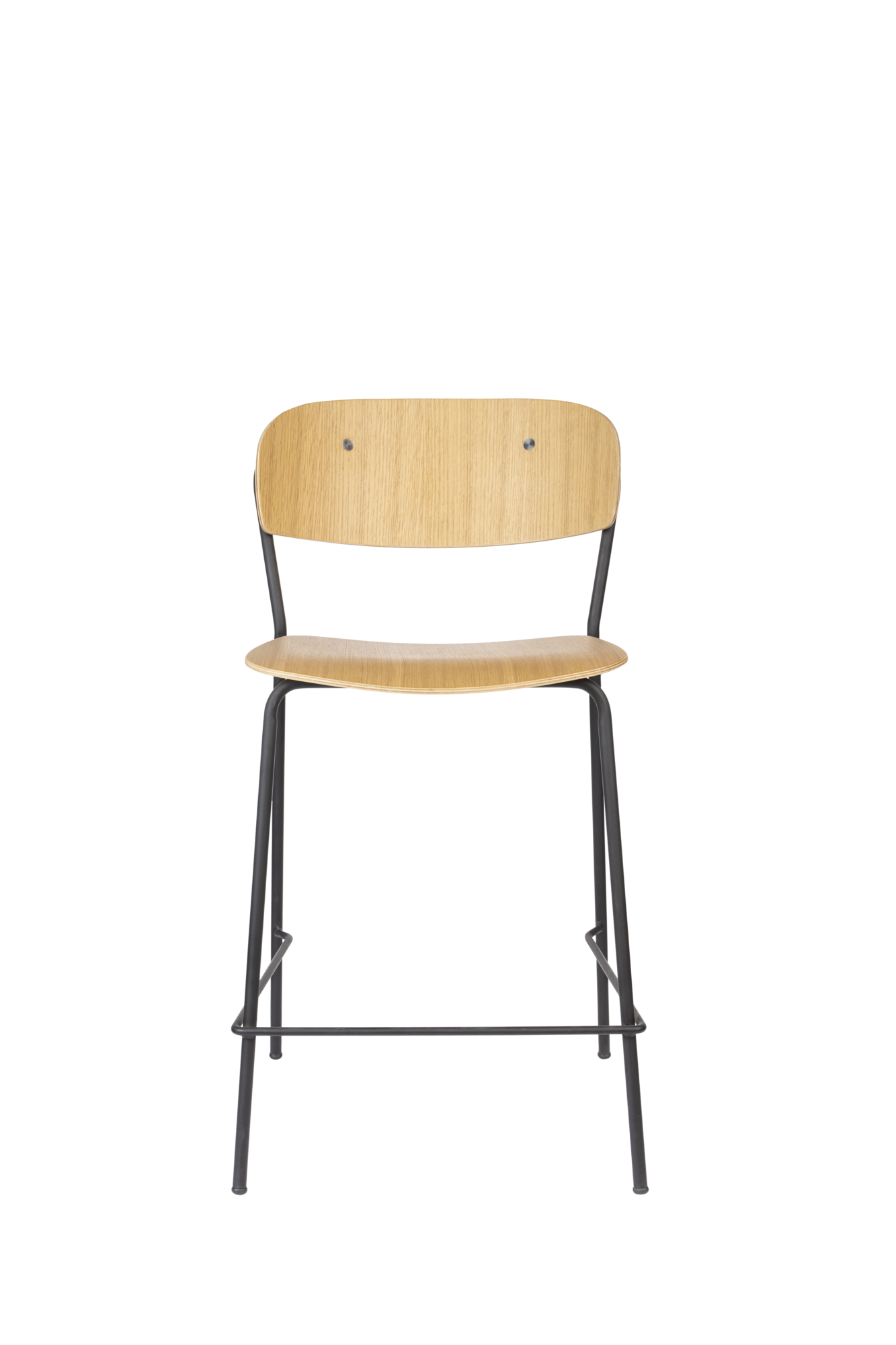 COUNTER STOOL JOLIEN BLACK/WOOD