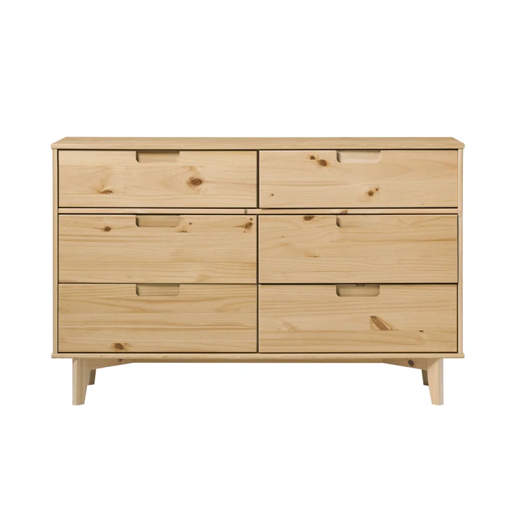 Yarber Groove 6 Drawer Double Dresser