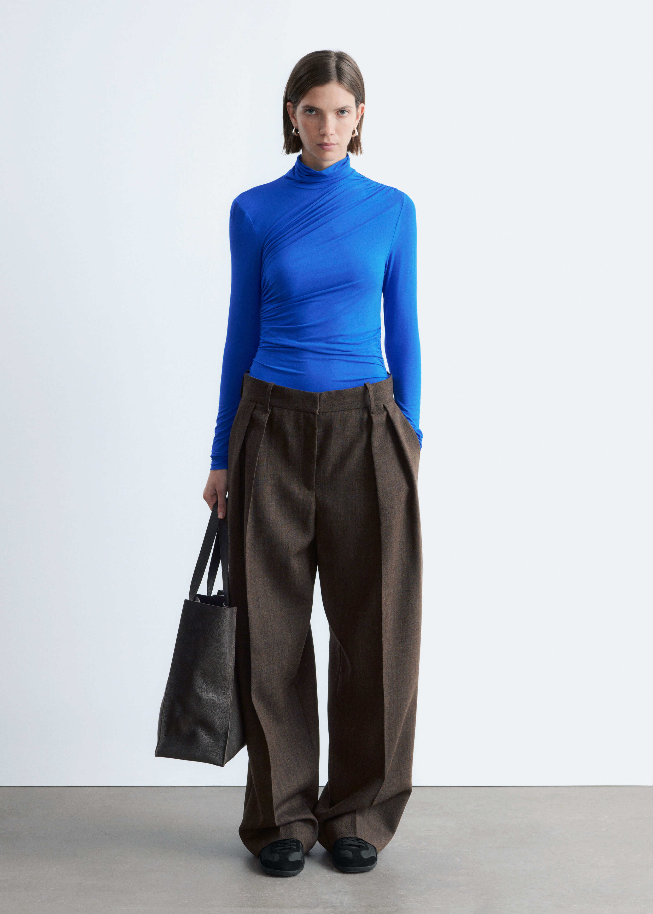 & Other Stories DRAPED TURTLENECK TOP
