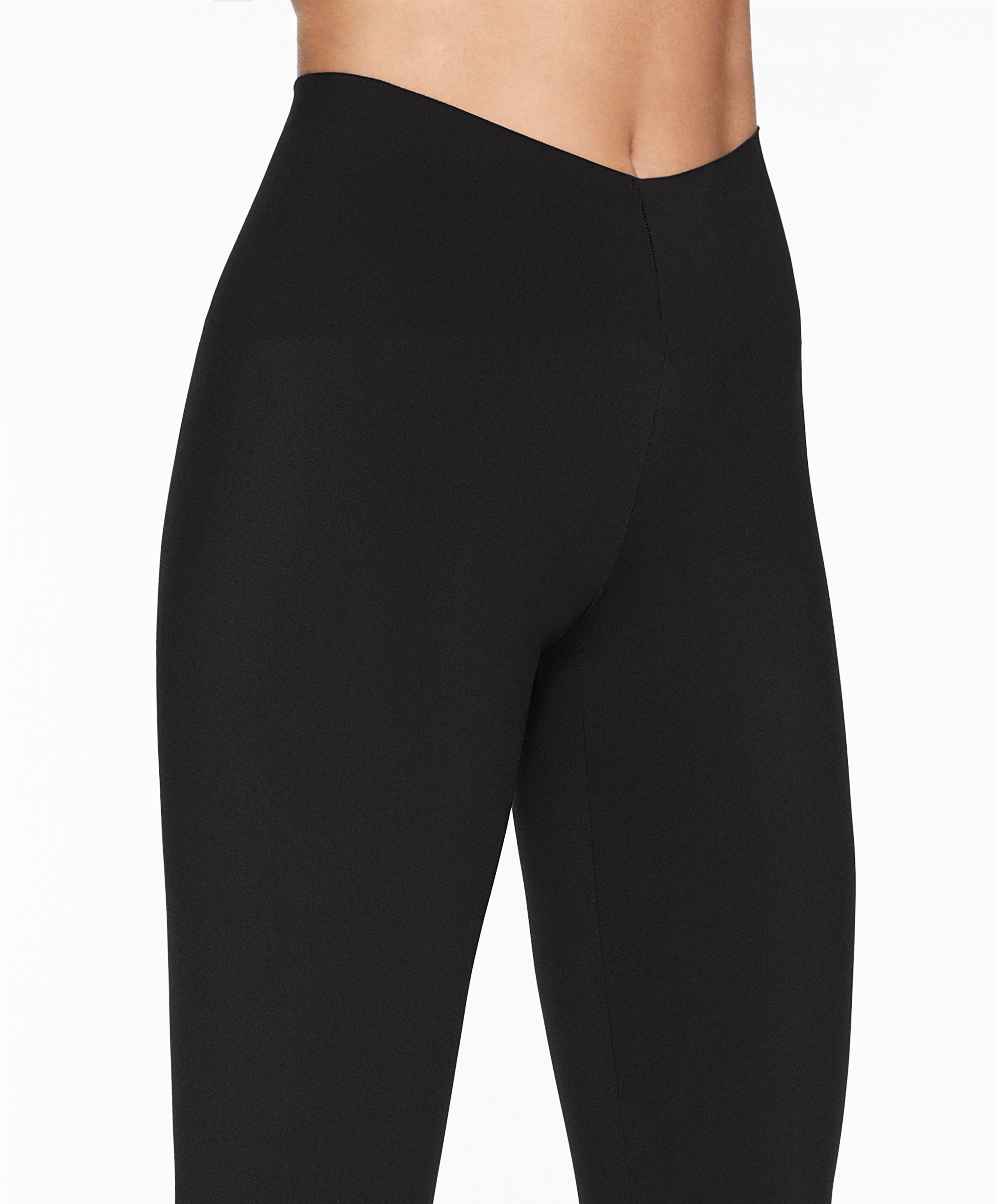 OYSHO V-cut light-touch 65cm ankle-length leggings