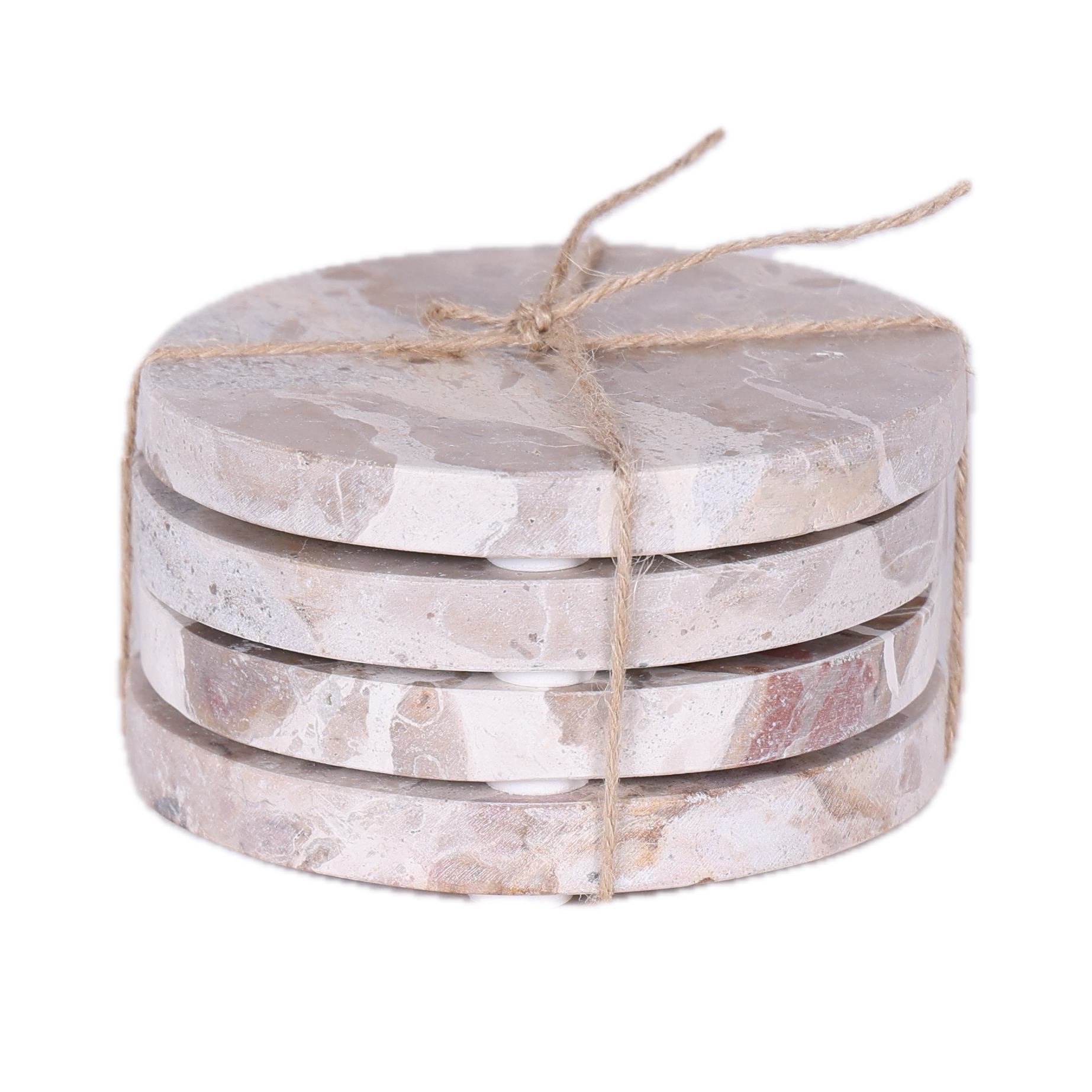Onderzetters Lido butterscotch - set van 4