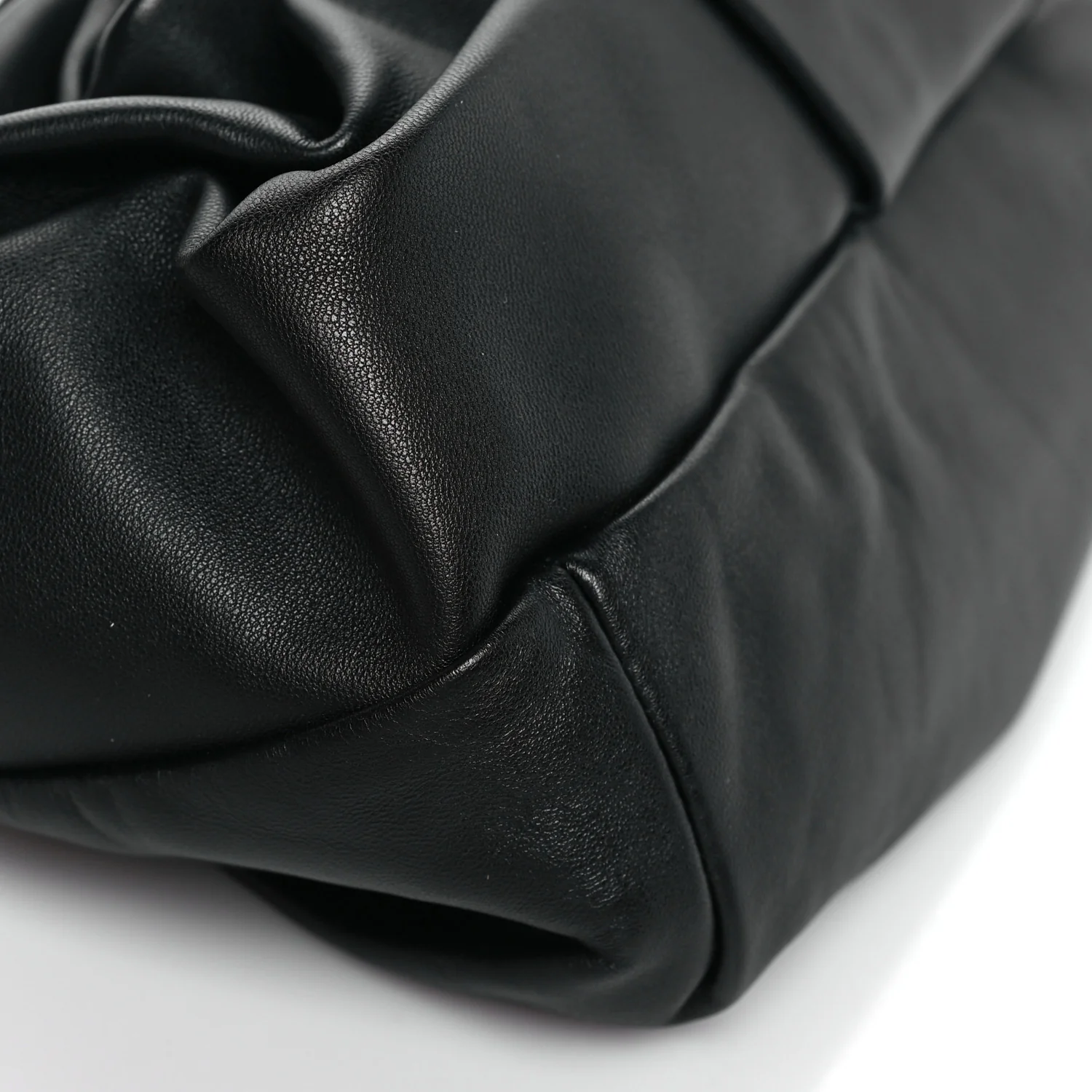 Lambskin Rose Clutch Black - Top Club