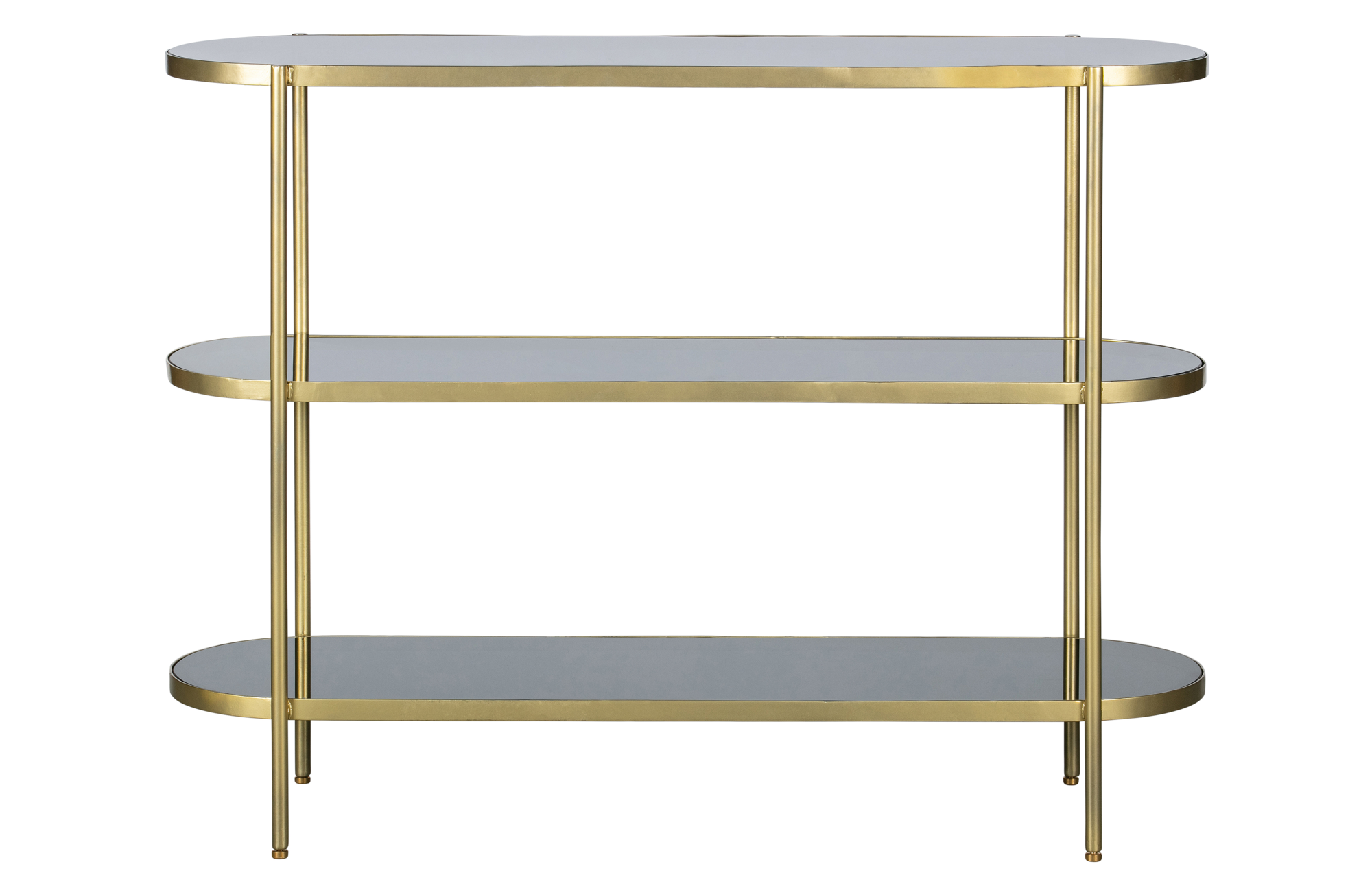 BePureHome sidetable Smokey sidetable Smokey sidetable metaal/glas antique brass