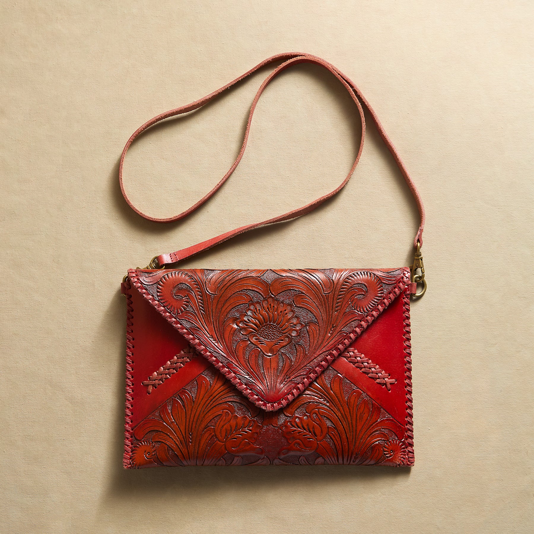 Shasta Tooled Clutch - Sundance Living