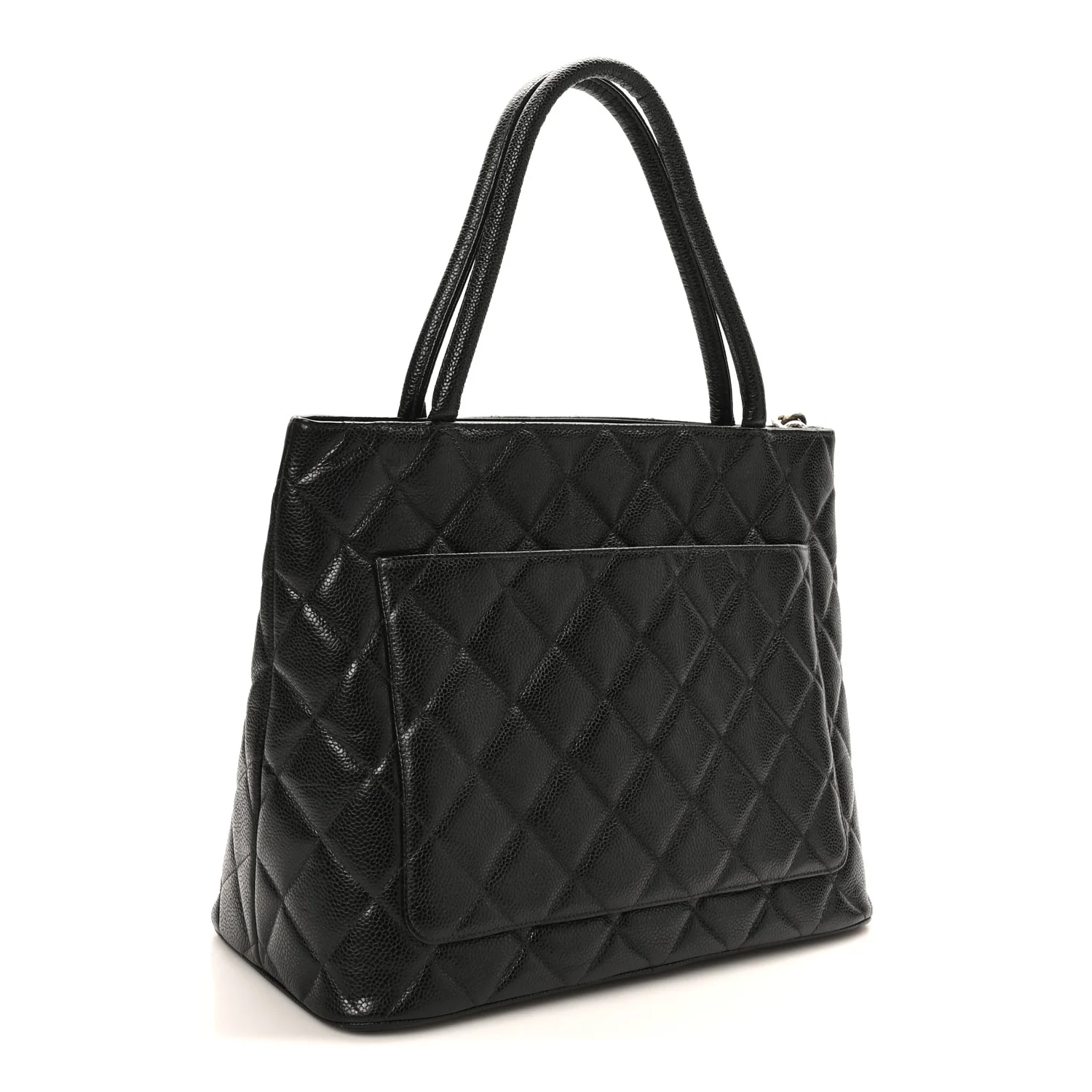 Caviar Quilted Medallion Tote Black - Top Club
