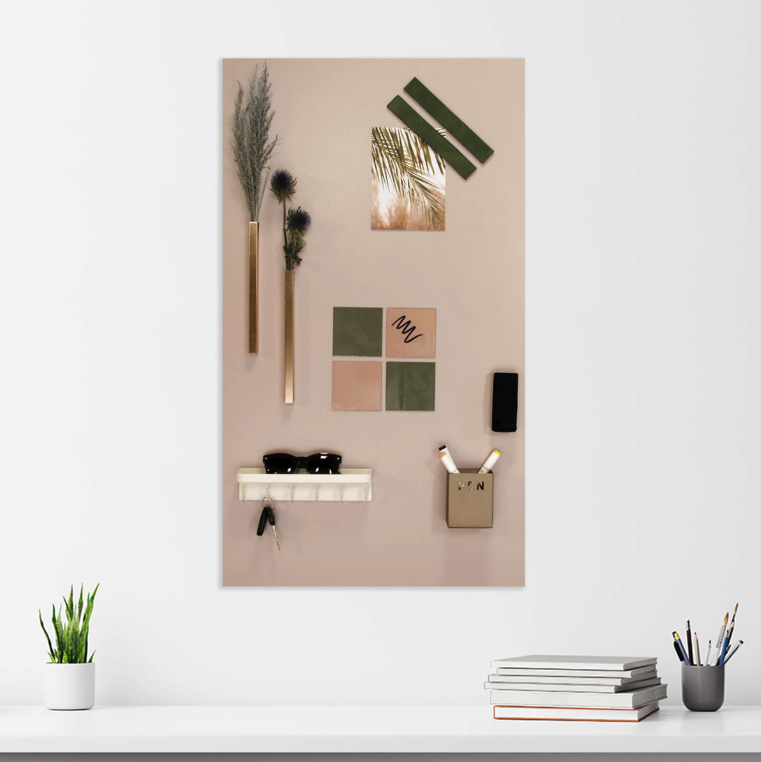 Magneetbord mat – krijtbord heartwood 60x140 cm