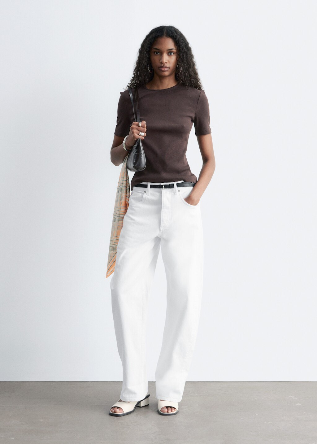 & Other Stories RIBBED T-SHIRT