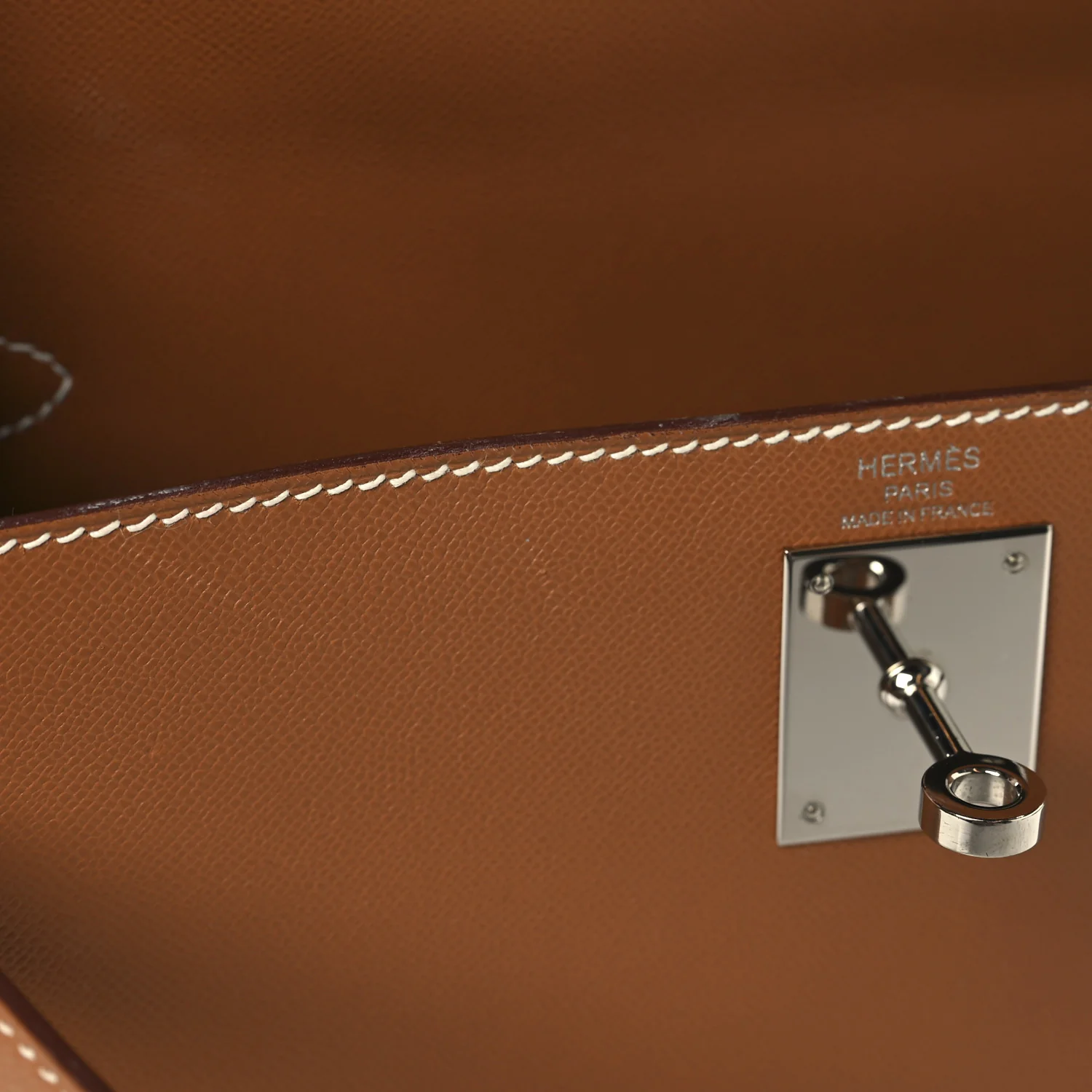 Madame Calfskin Kelly Sellier 28 Gold - Top Club