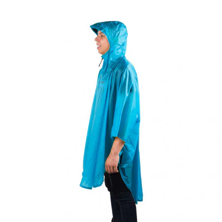 Sea to Peak Ultra-Sil Nano Poncho azul - Poncho impermeable
