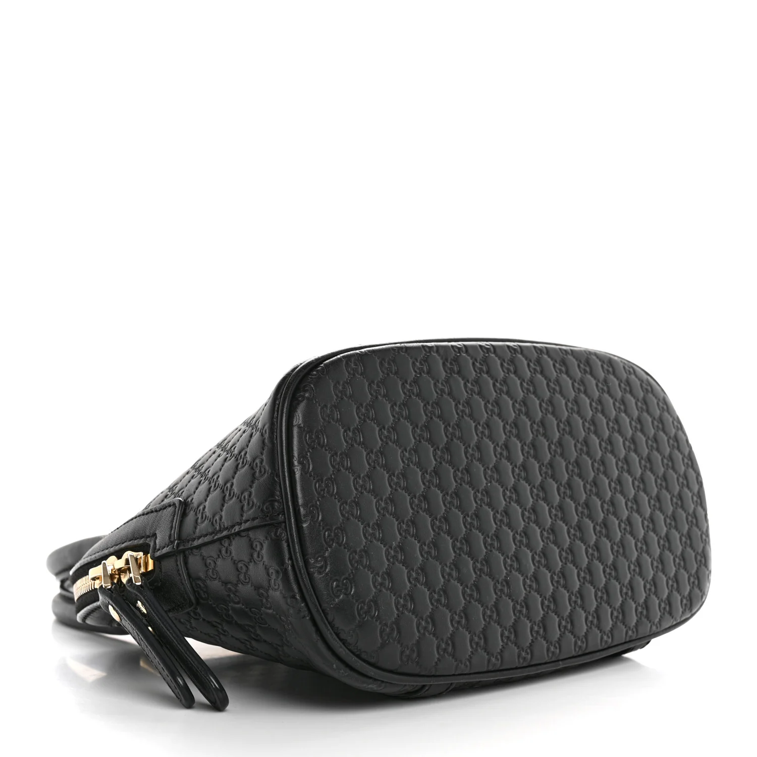 Microguccissima Mini Dome Bag Black - Top Club
