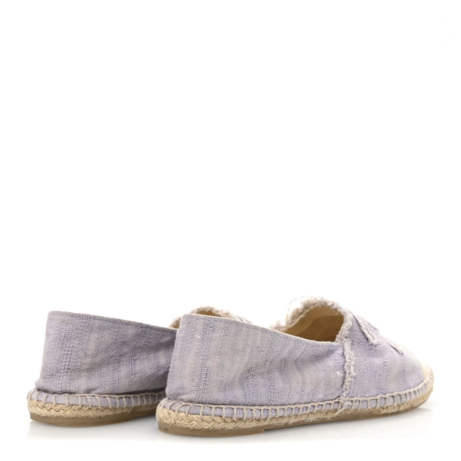 Toile CC Cap Toe Espadrilles 38 Ecru Purple - Top Club