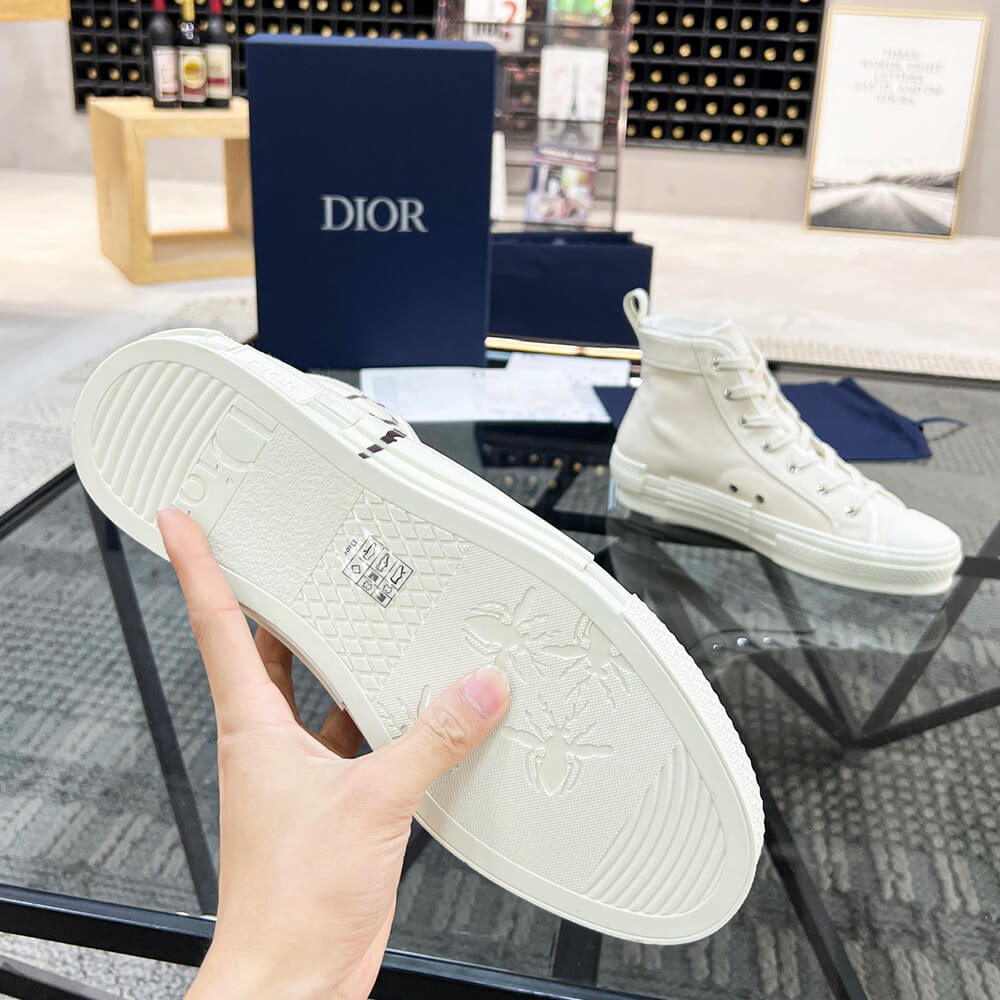 B23 CACTUS JACK DIOR HIGH-TOP SNEAKER - Top Club