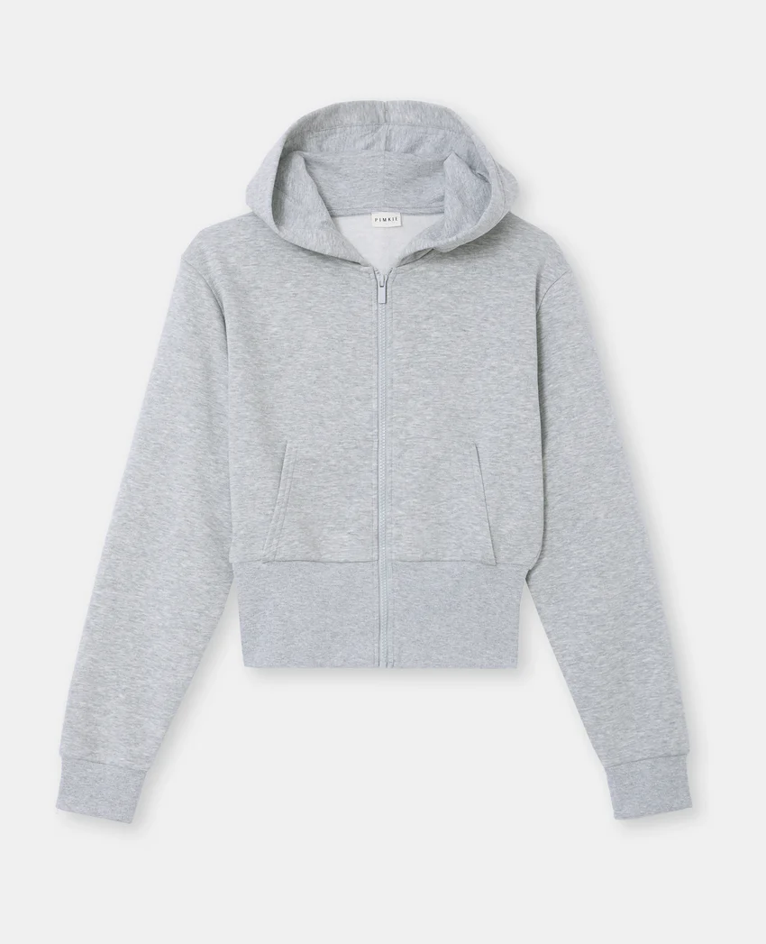 Pimkie Sweat court zippé avec capuche