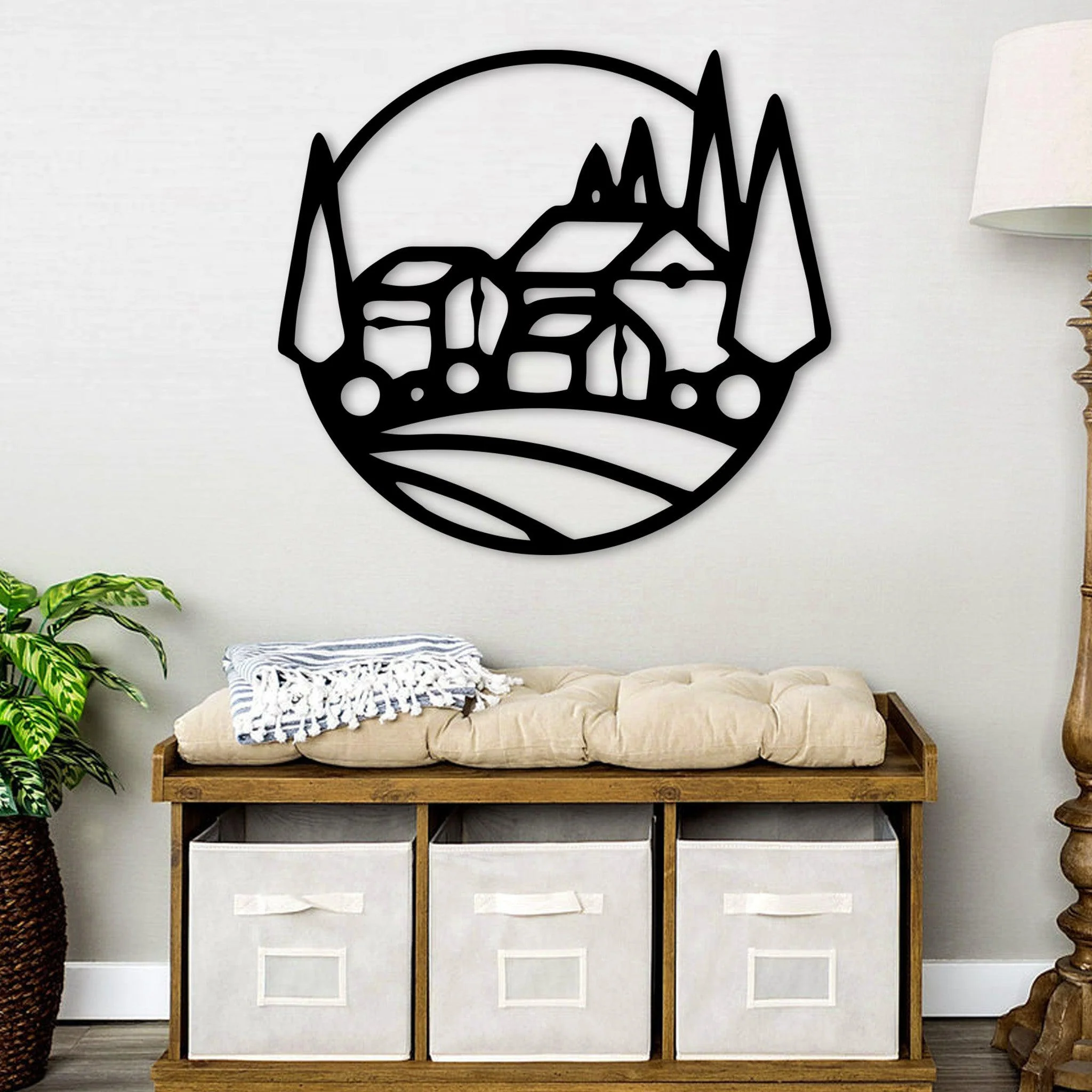 Metal Farm Round Wall Decor - Alvarez Pro Painting LLC