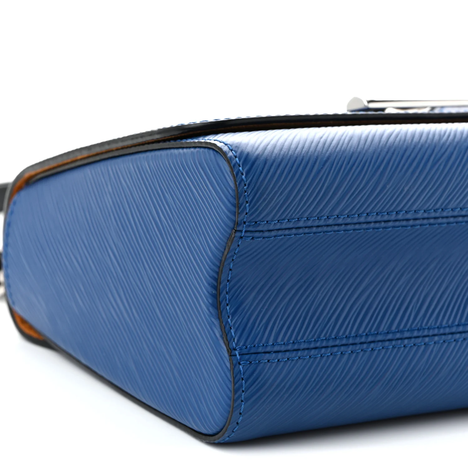 Epi Twist Braided Strap Shoulder Bag MM Bleu Roi - Top Club