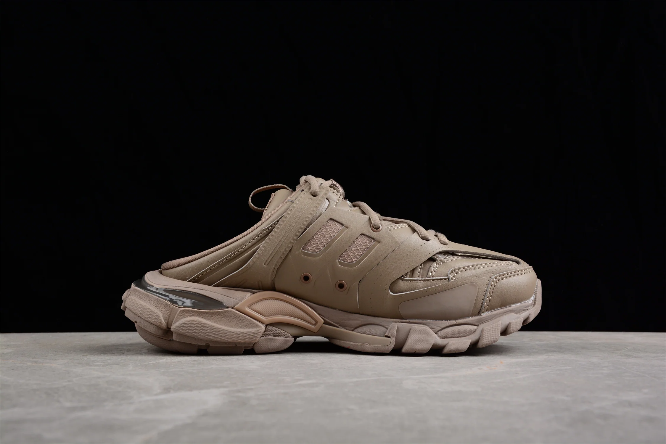 Balenciaga Track Mule in Coffee Brown - Sneaker Replica Workshop