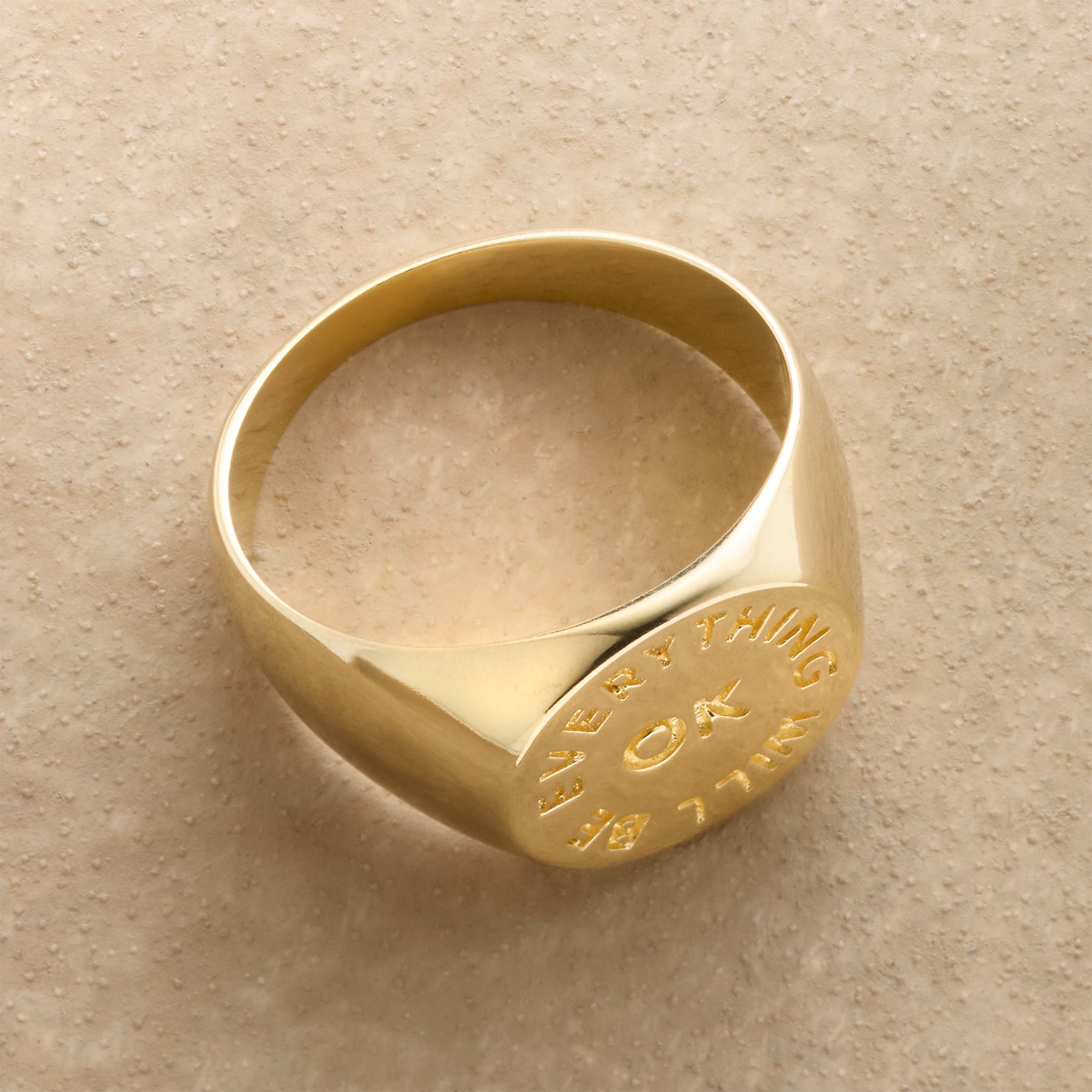 Positivity Signet Ring - Sundance Living