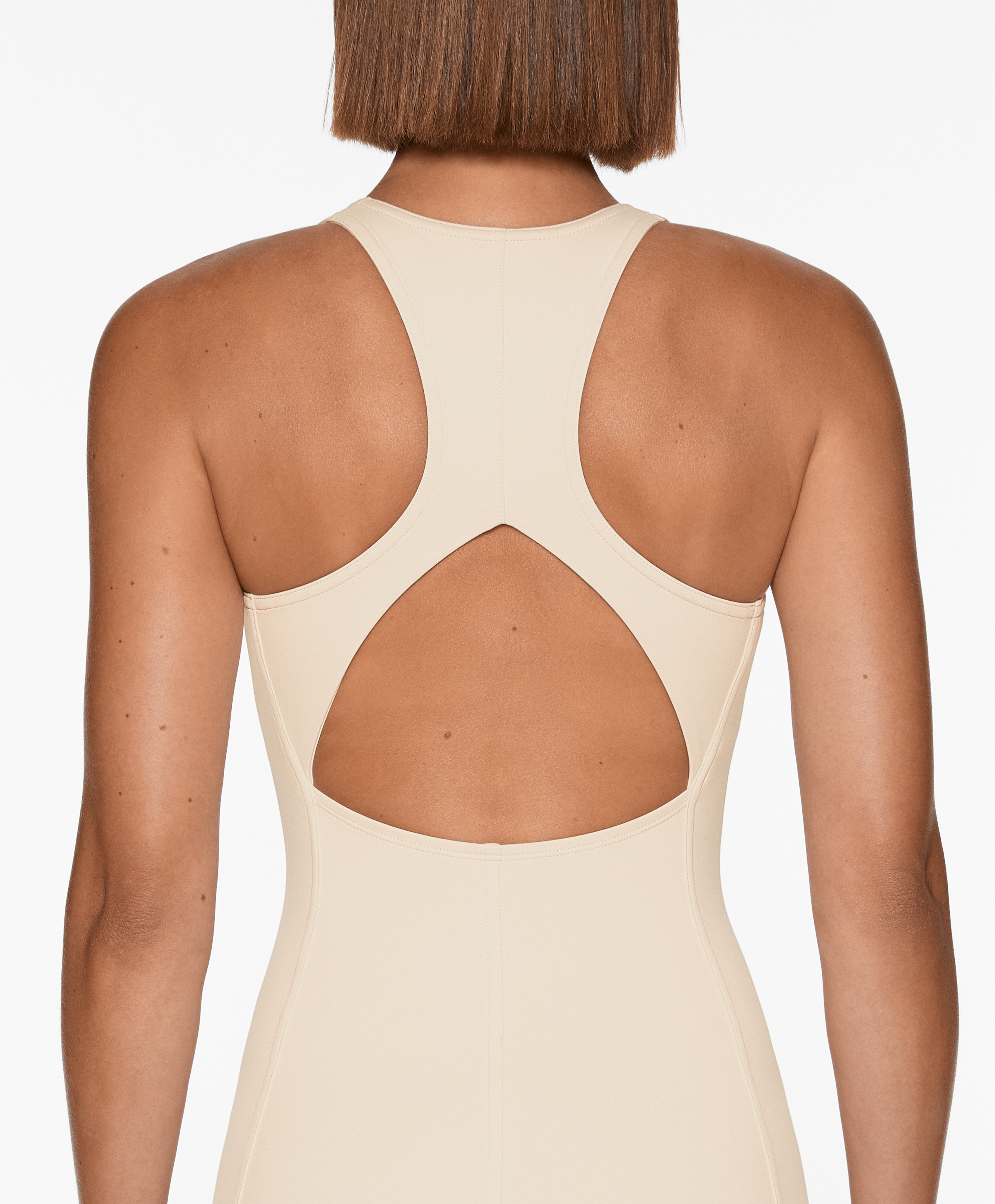 OYSHO Comfortlux open back short jumpsuit