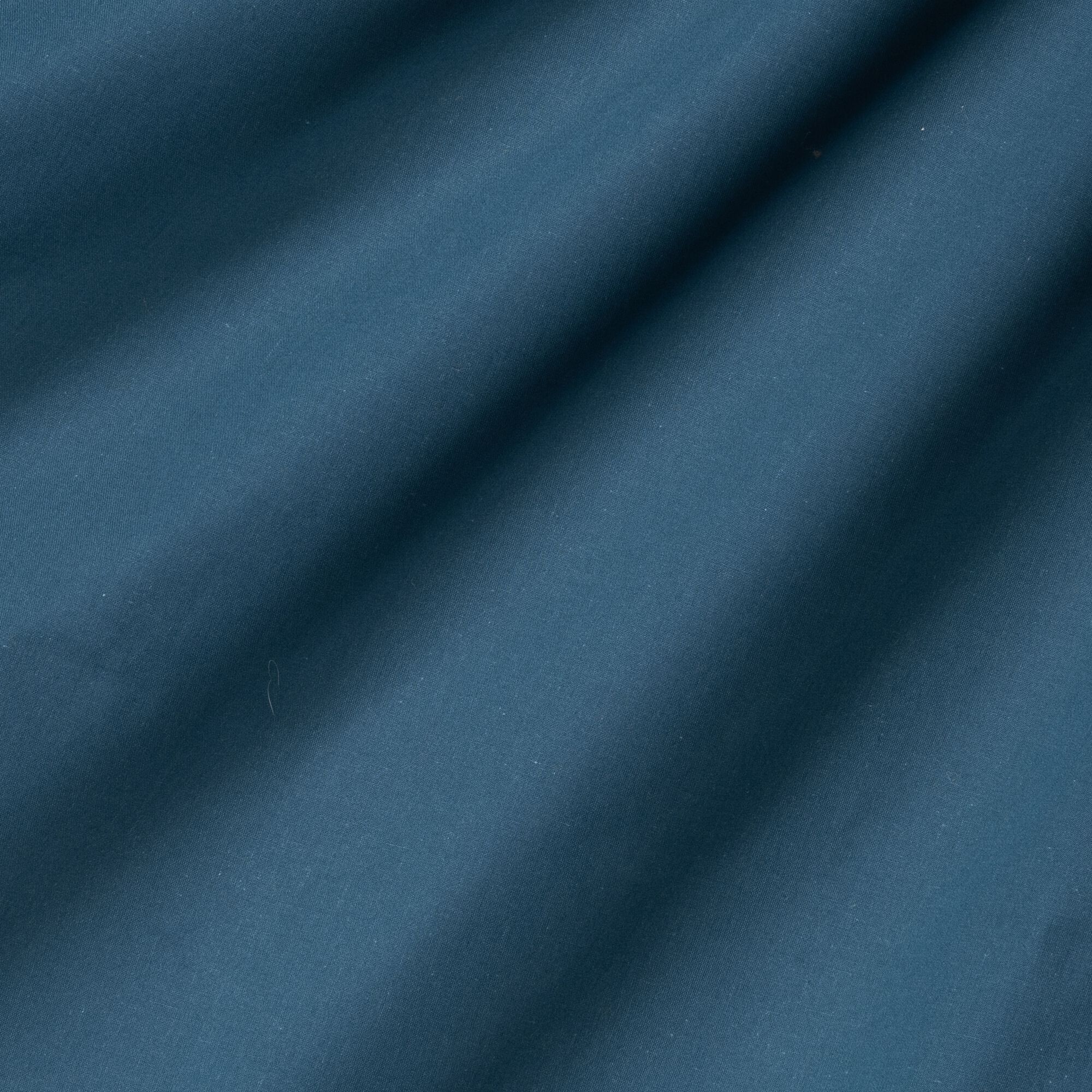 FLORE - Housse de couette en percale de coton 240x220cm - bleu figuerolles