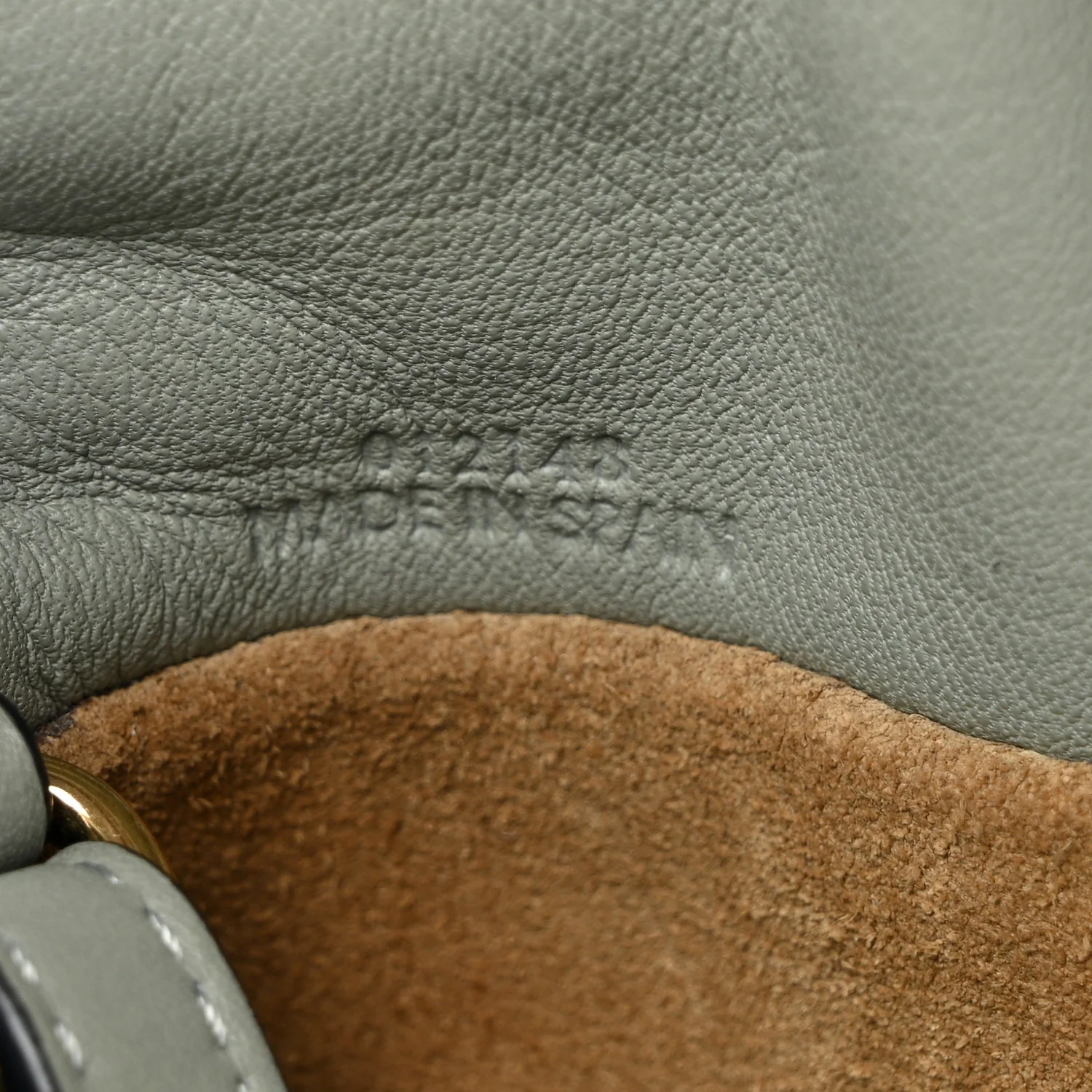 Calfskin Mini Flamenco Knot Clutch Ash Grey - Top Club