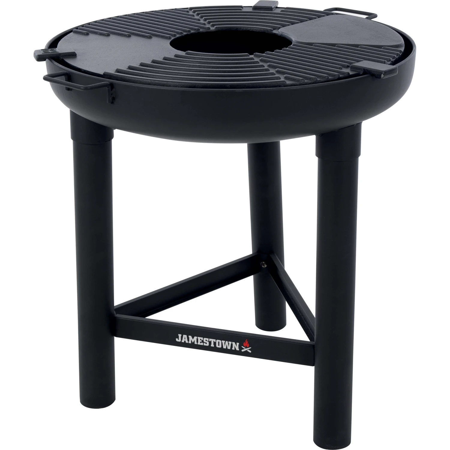 Barbecue a carbonella Jamestown Kendrick Plancha nero Ø 56 cm portatile