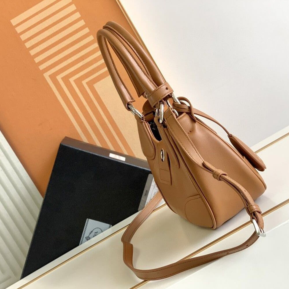 Prada Moon padded nappa-leather bag - Top Club