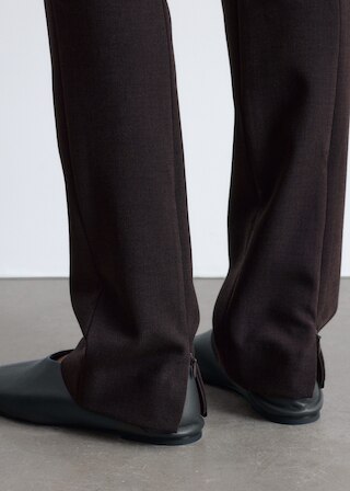 & Other Stories TAILORED SLIM-LEG TROUSERS