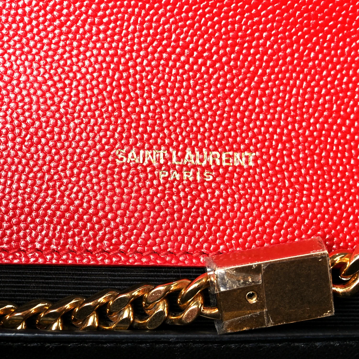 Grain De Poudre Medium Monogram Kate Satchel Red - Top Club