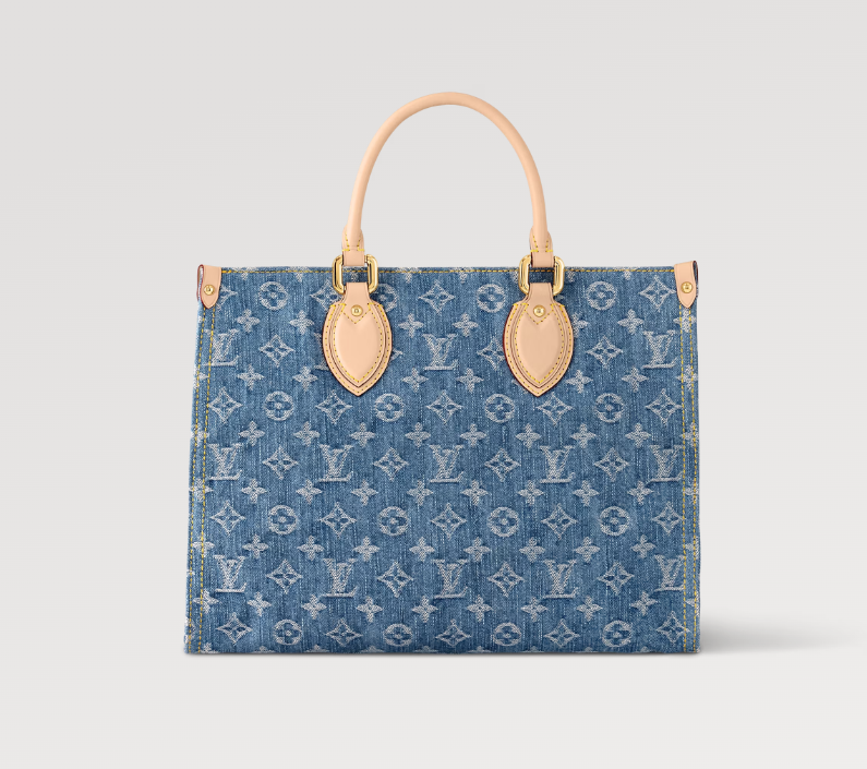 New Louis Remix OnTheGo MM denim bag size: 35 x 27 x 14 cm - Top Club