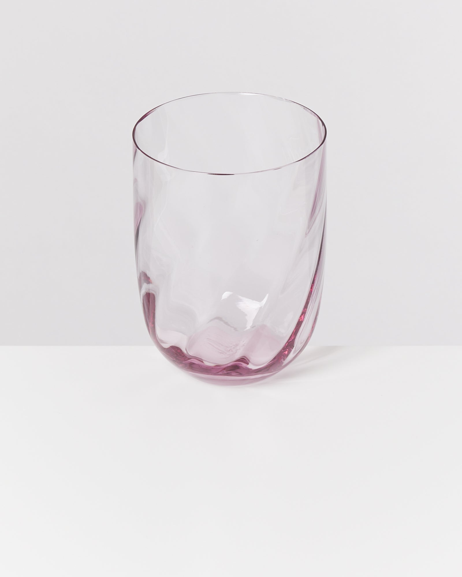 Calma Glas groß swirl lila 6er-Set