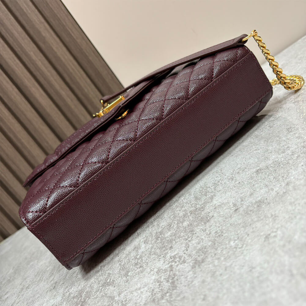 YSL envelope medium in grained leather - Top Club