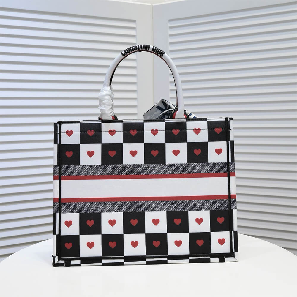 MEDIUM DIORAMOUR DIOR BOOK TOTE - Top Club
