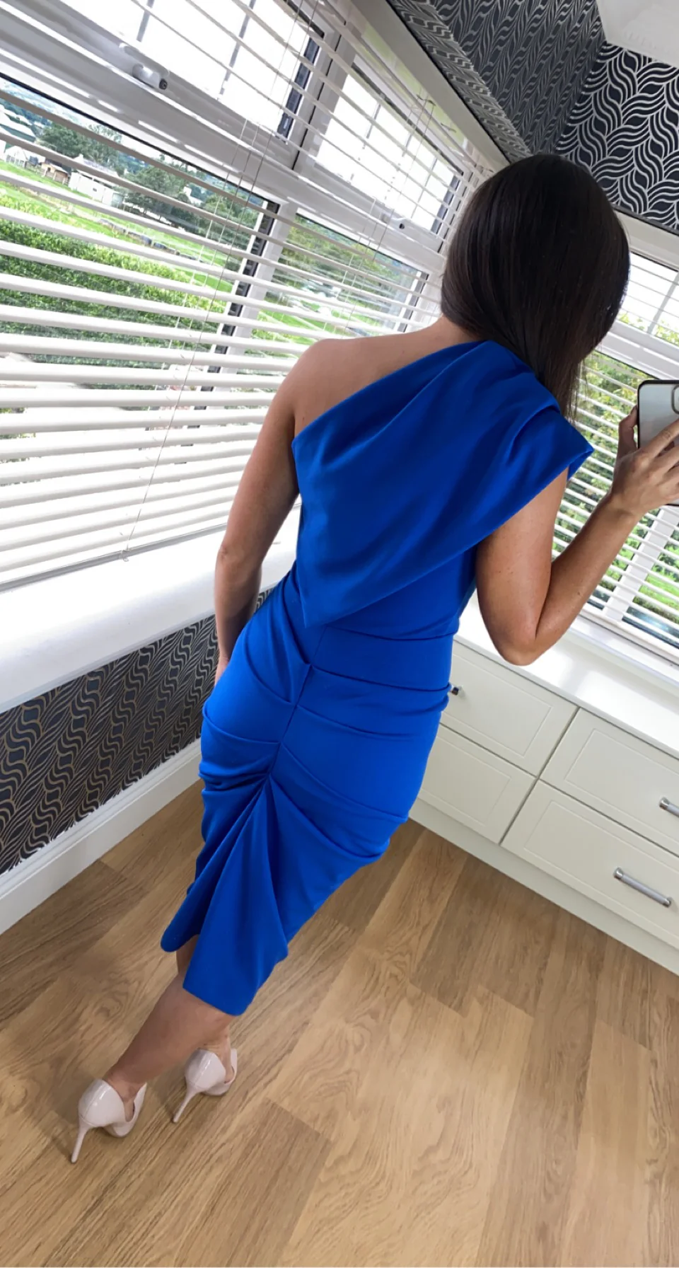 Miley Bodycon Midi Dress Cobalt Blue