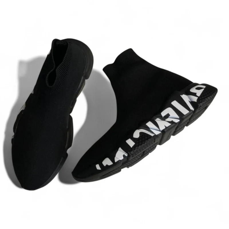 Balenciaga Speed Graffiti Sneaker Black - Sneaker Replica Workshop