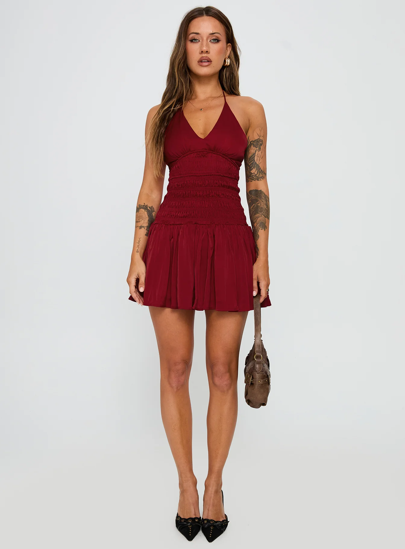 Mariachi Mini Dress Red