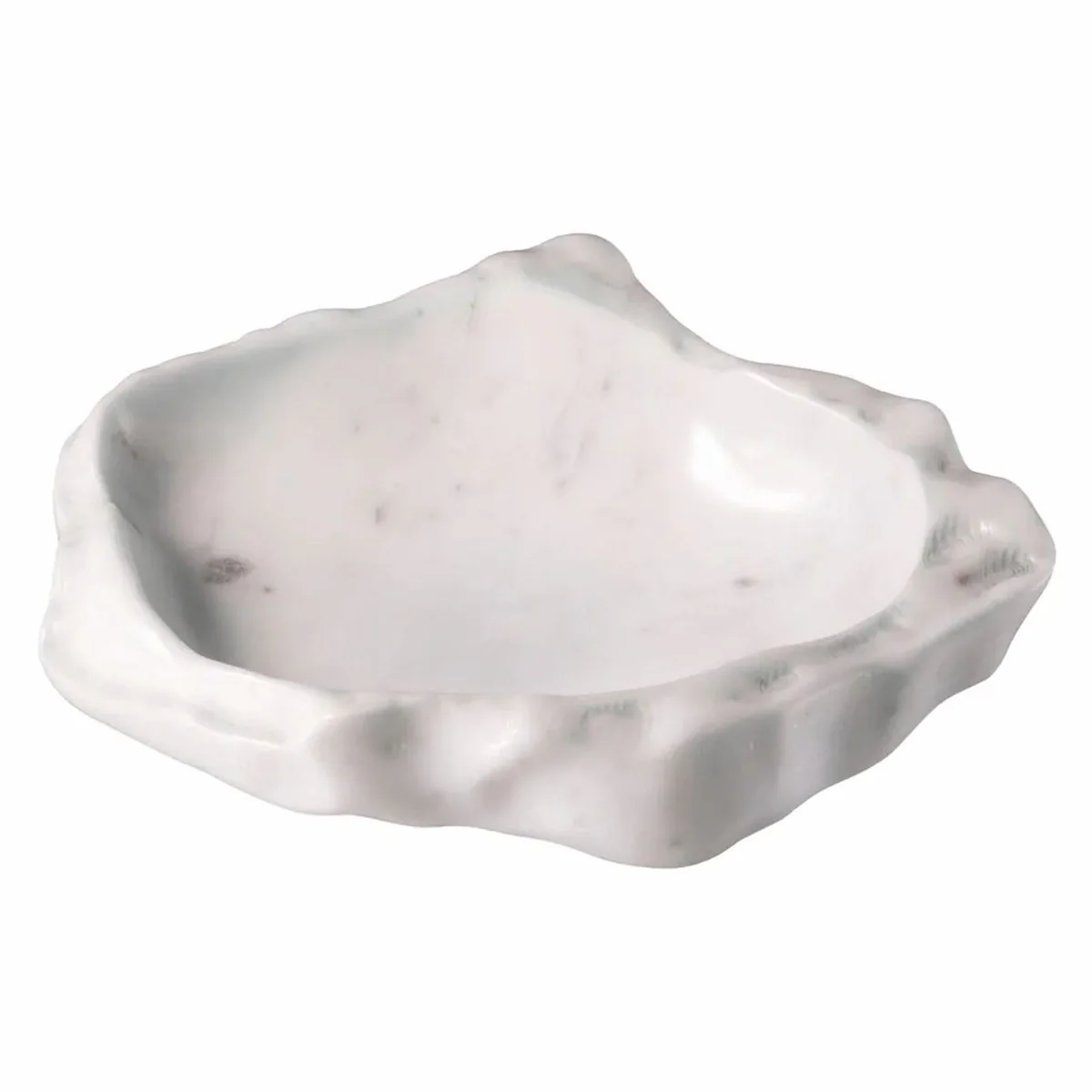 Luxury decorative marble bowl white 25 cm - luxury accessories