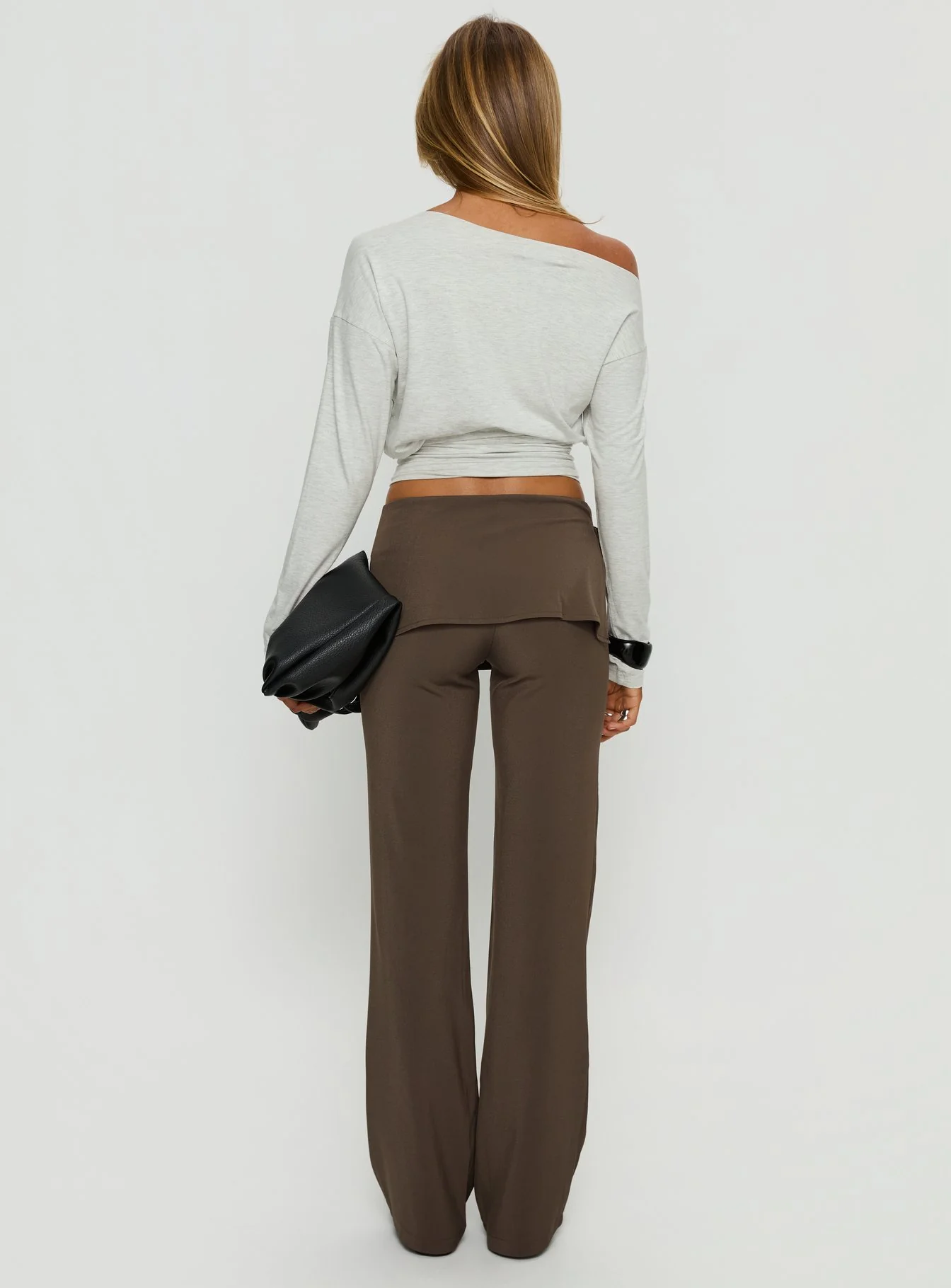 Elka Wrap Trousers Truffle