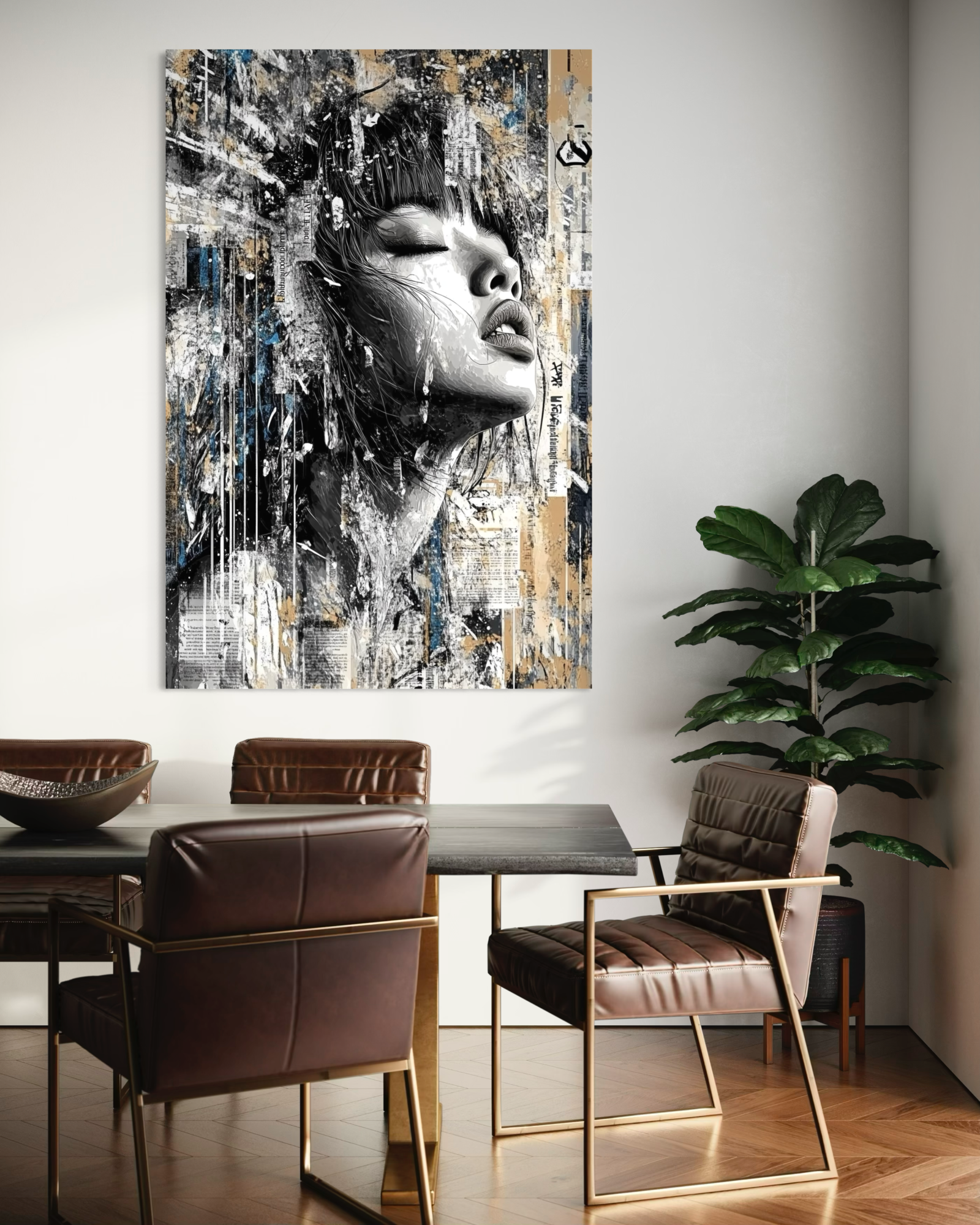 Plexiglas schilderij 'Finally' 60x90 cm