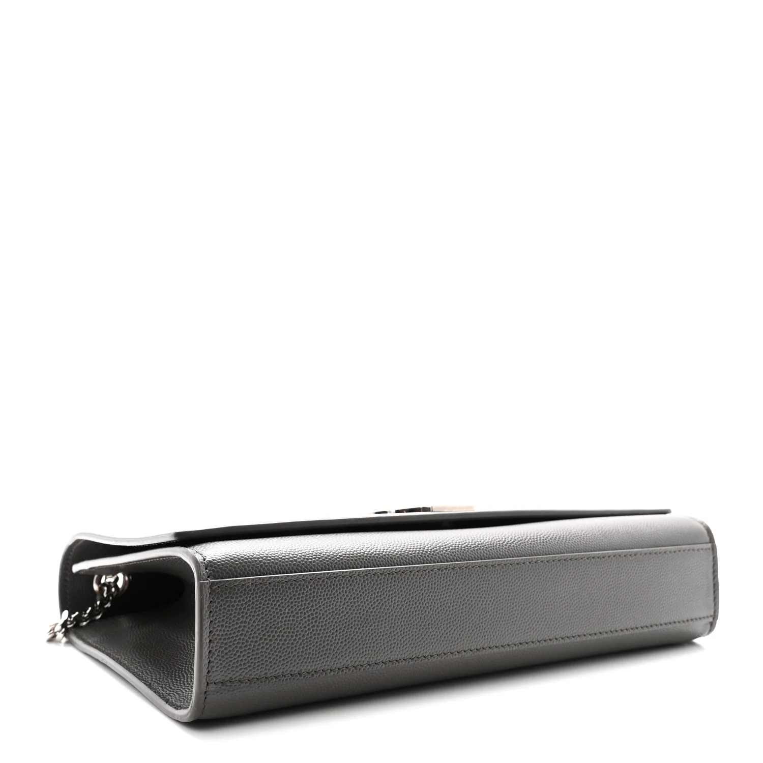 Grain De Poudre Medium Classic Monogram Kate Satchel Earth Grey - Top Club