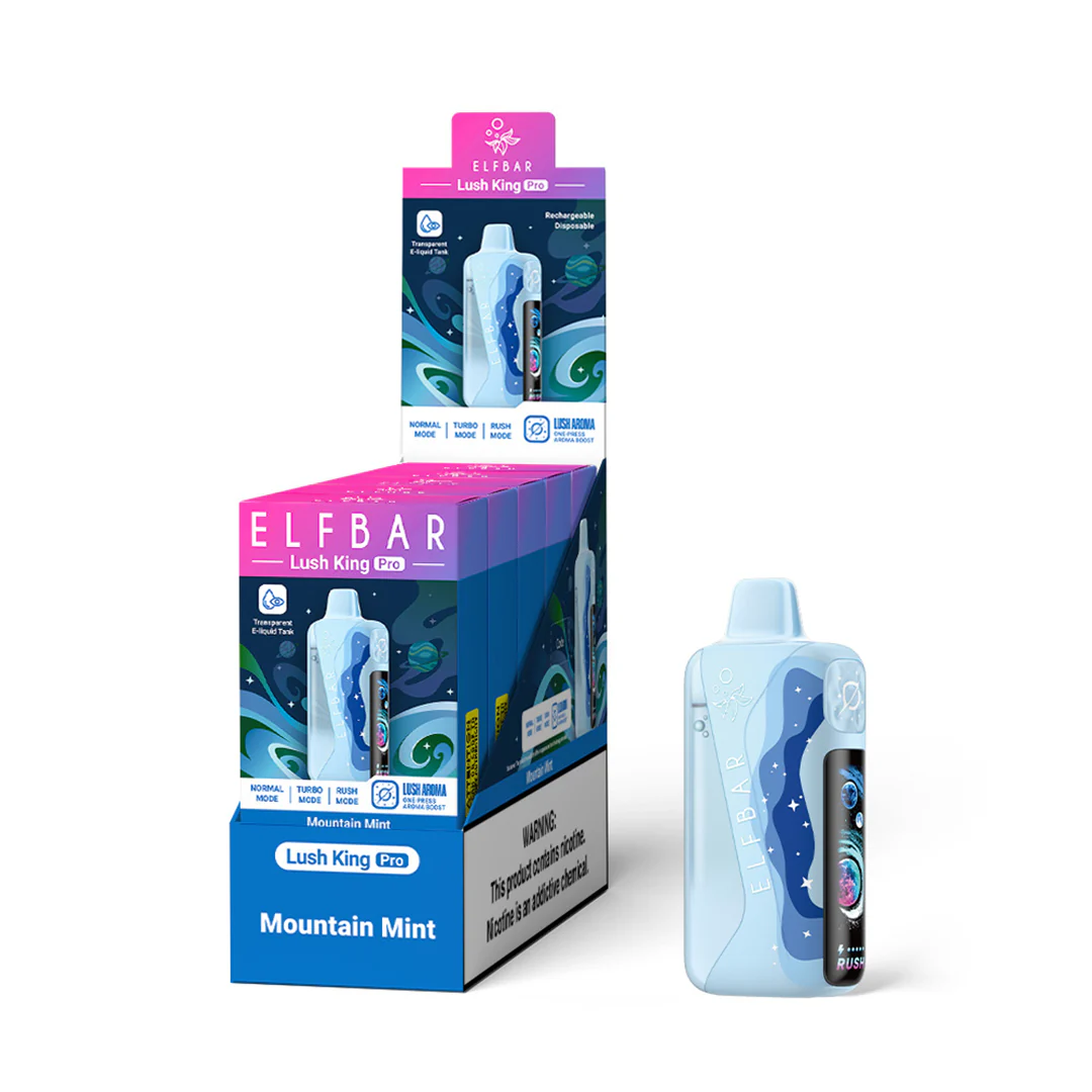 ELFBAR Lush King Pro Rechargeable Disposable Vape (All Flavours)