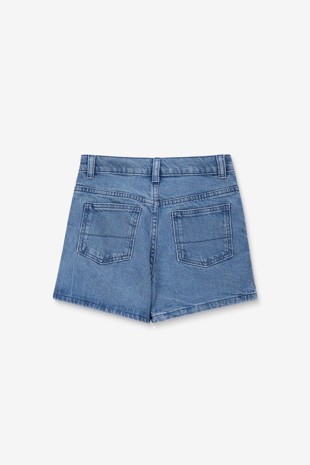 Lichtblauwe denim skort
