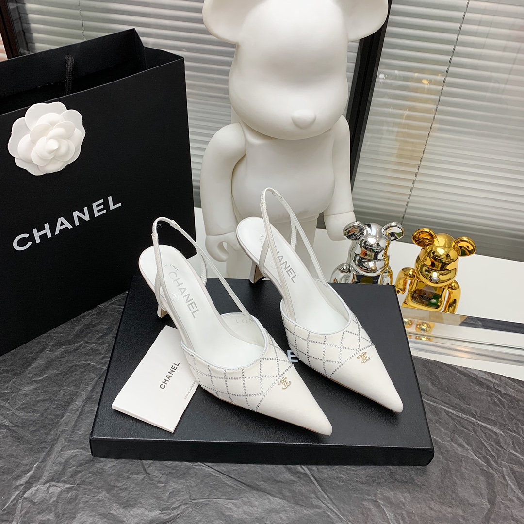 CHANEL SLINGBACK 8 6.5CM - Sneaker Replica Workshop