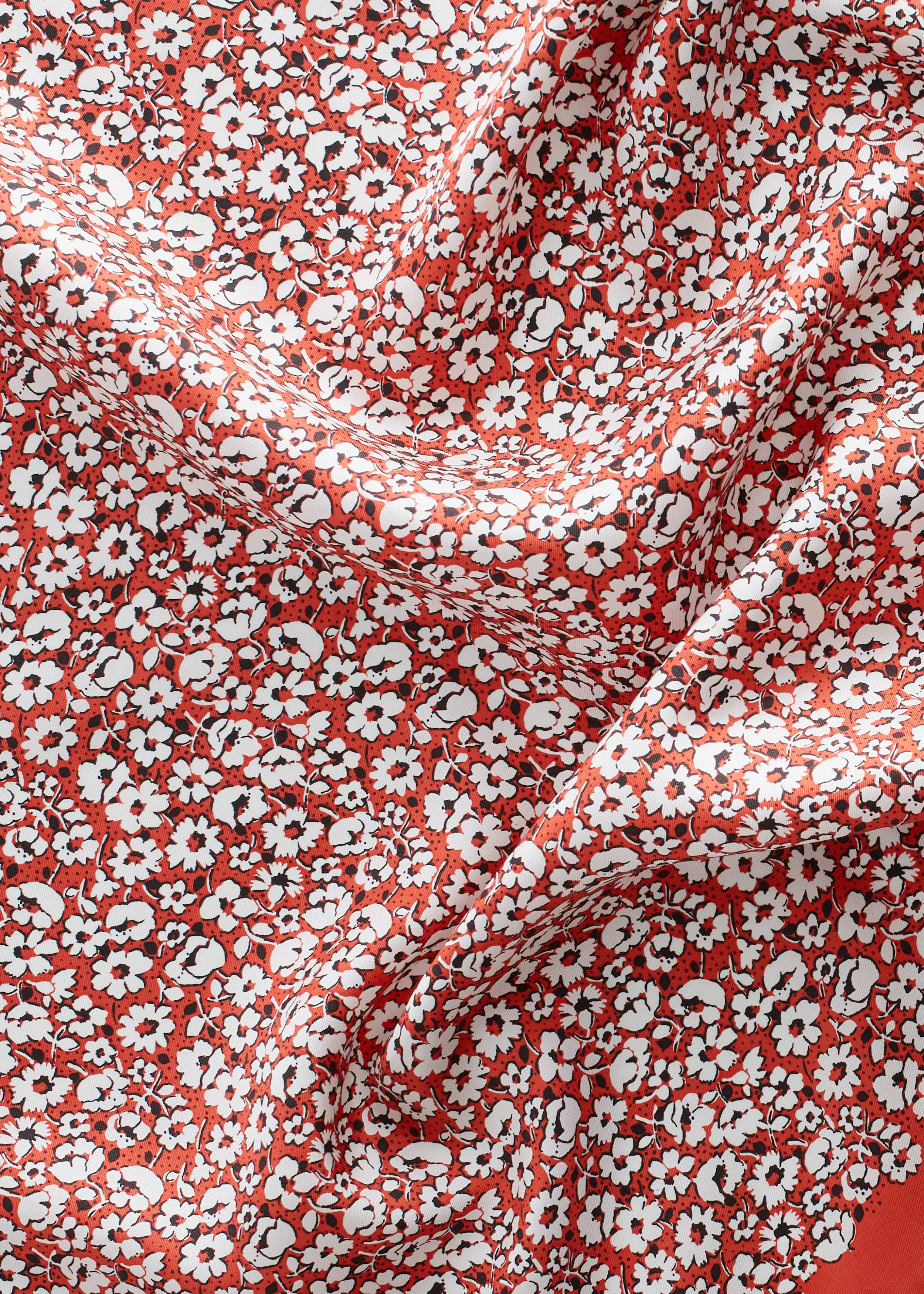 & Other Stories FLORAL PRINT SILK SCARF